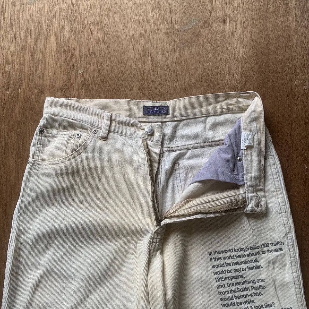 Edition Japan 5-POCKET JAPANESE VINTAGE TROUSERS CORDUROY RIPPED PANTS Size US 30 / EU 46 - 8 Thumbnail