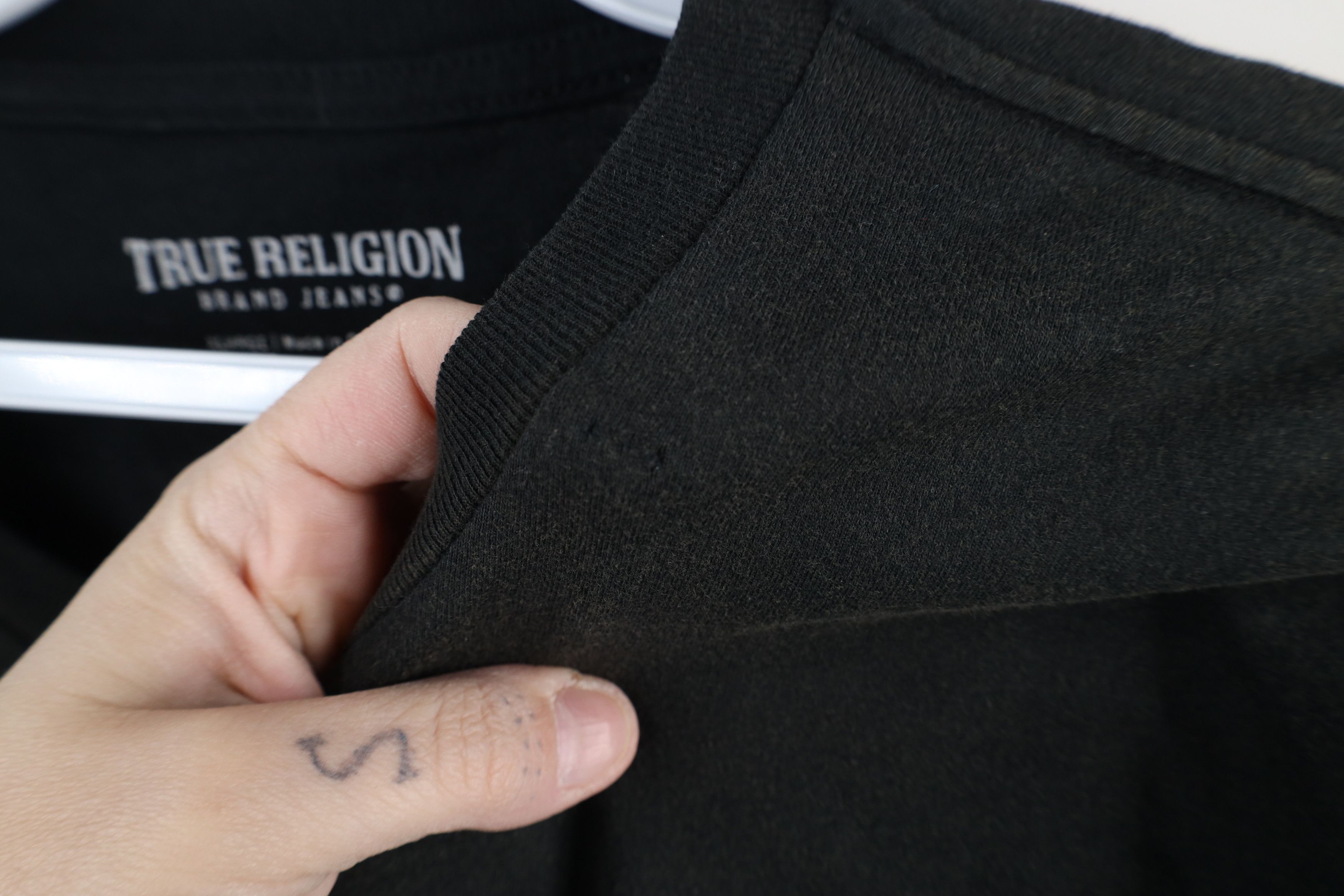 True Religion × Vintage True Religion Spell Out Big Logo Short Sleeve T-Shirt Size US XXL / EU 58 / 5 - 5 Thumbnail