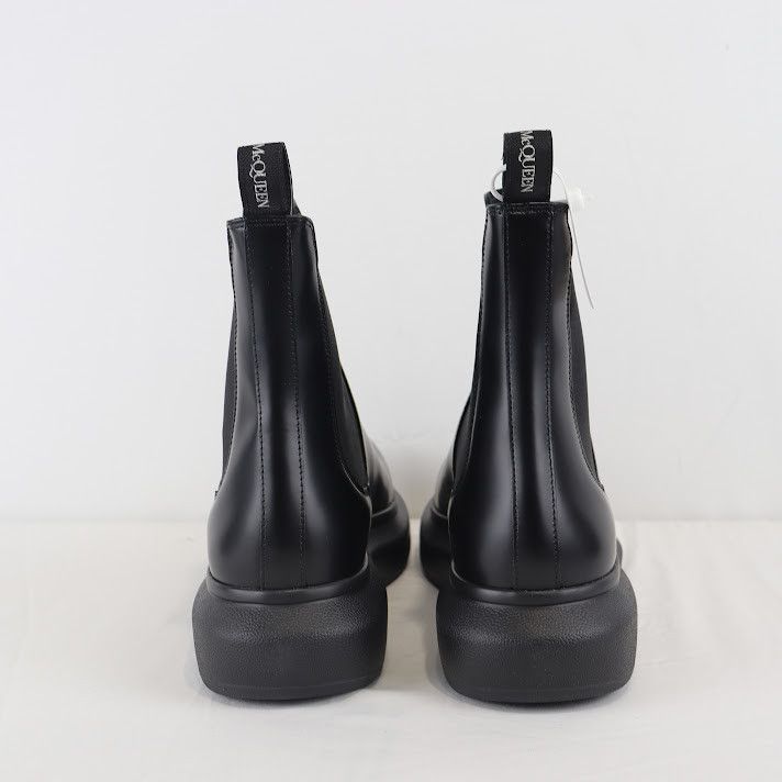 Alexander McQueen o1rshd1 Leather Boots in Black Size US 12 / EU 45 - 6 Thumbnail