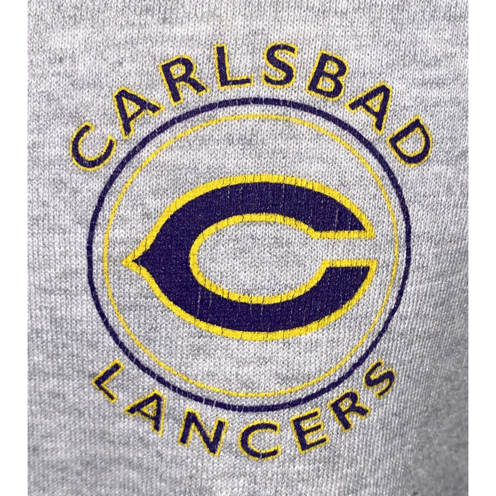 Vintage College House Sweatshirt Henley Shirt Mens L Gray Cotton Blend USA Made LANCERS Size US L / EU 52-54 / 3 - 4 Thumbnail