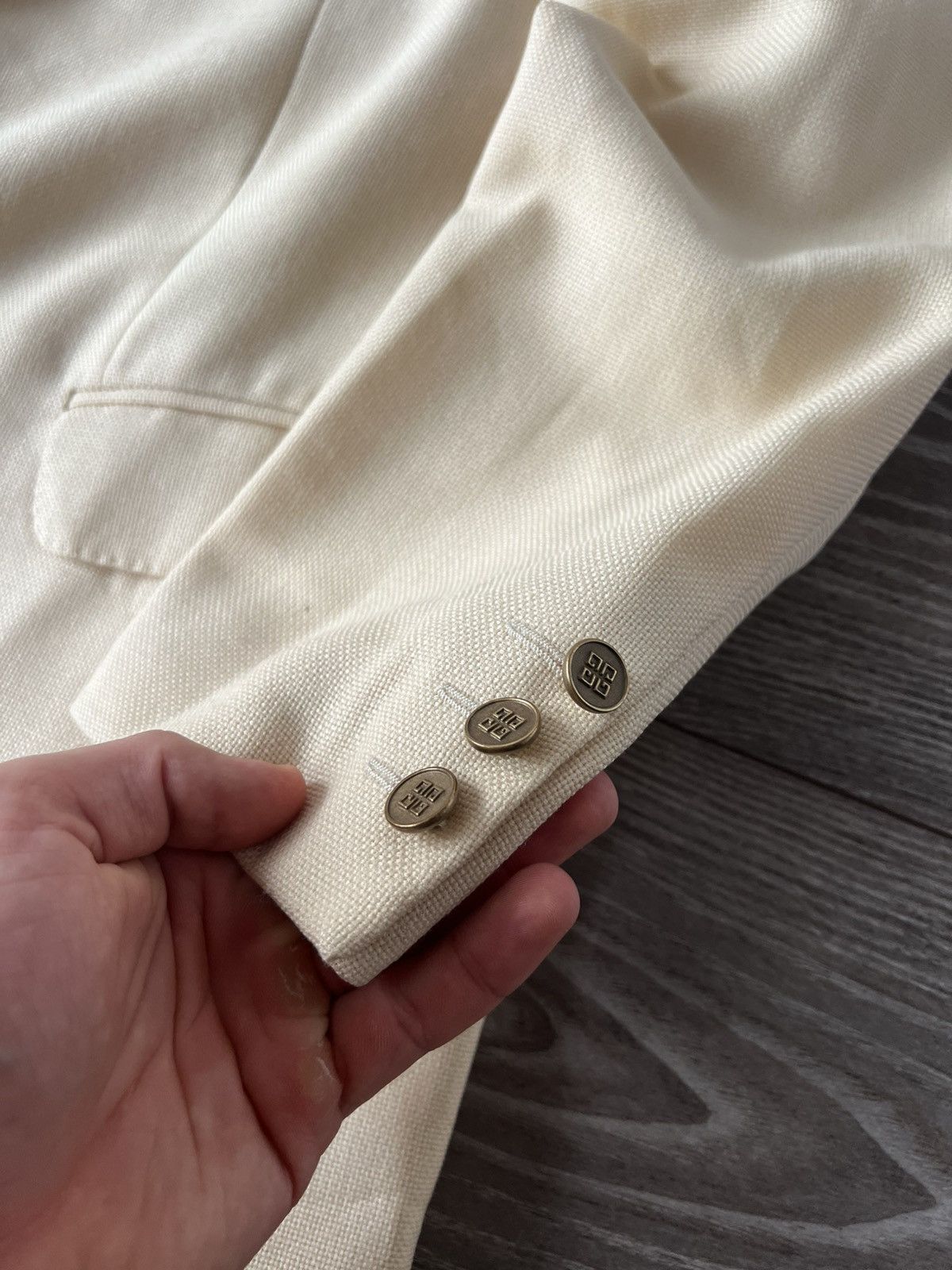 Givenchy Vintage Archival Givenchy Wool/Mohair Luxury Blazer Size 46R - 10 Thumbnail