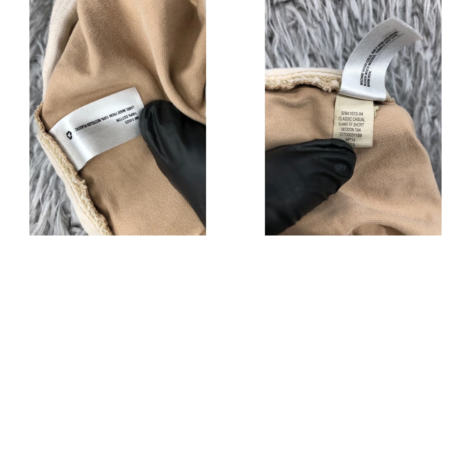 Gap Gap Classic Shorts Mens 31 Beige Khaki Mid Rise Medium Wash Size US 31 - 8 Thumbnail