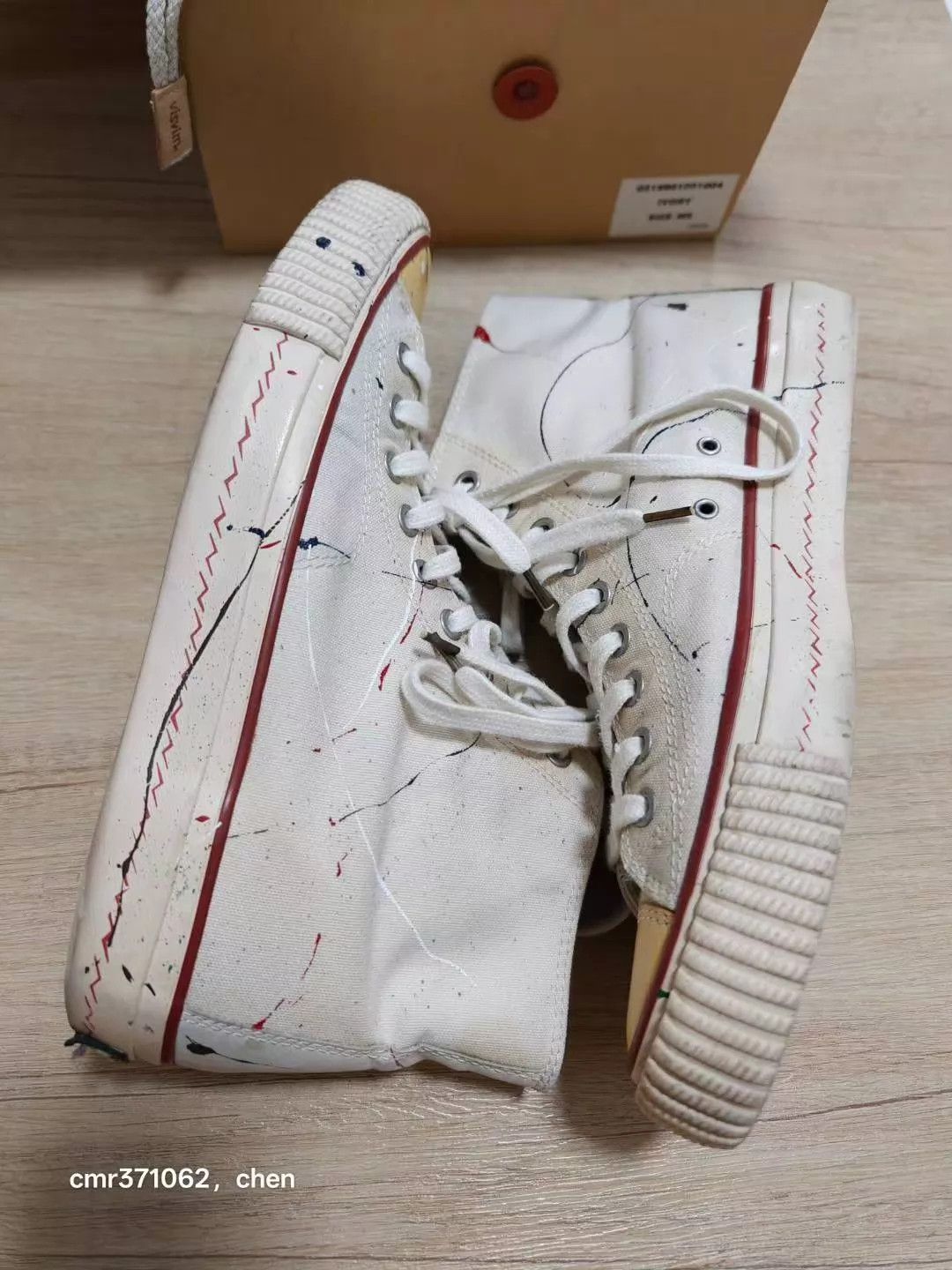 Visvim VISVIM 19 ICT SKAGWAY Splatter Ivory 9 Used Size US 9 / EU 42 - 4 Thumbnail