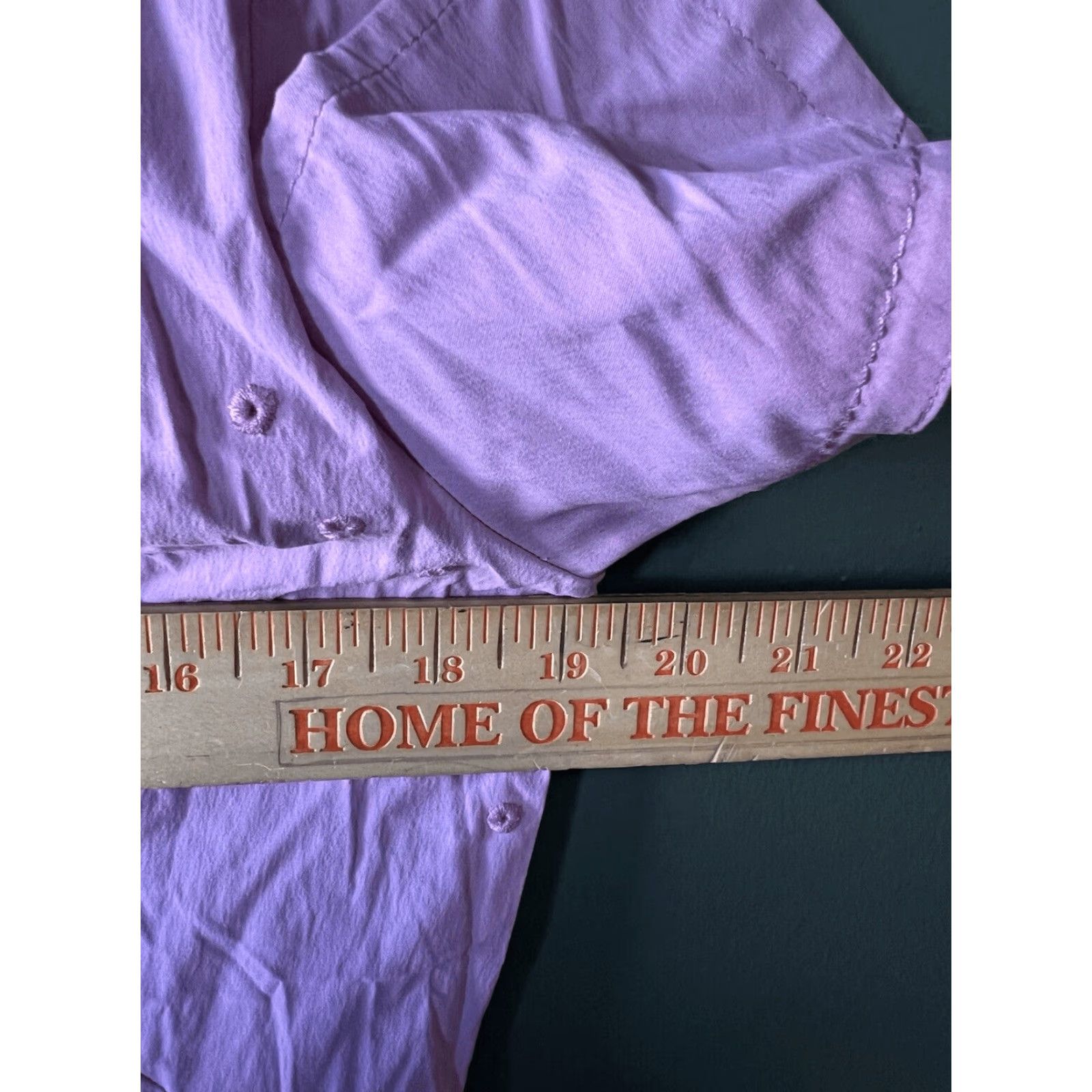 Mountain Hardwear VINTAGE Mountain Hardwear Womens Purple Short Sleeve Button-Up Shirt Nylon 10 Purple Women Shirt 10 Size L / US 10 / IT 46 - 4 Thumbnail