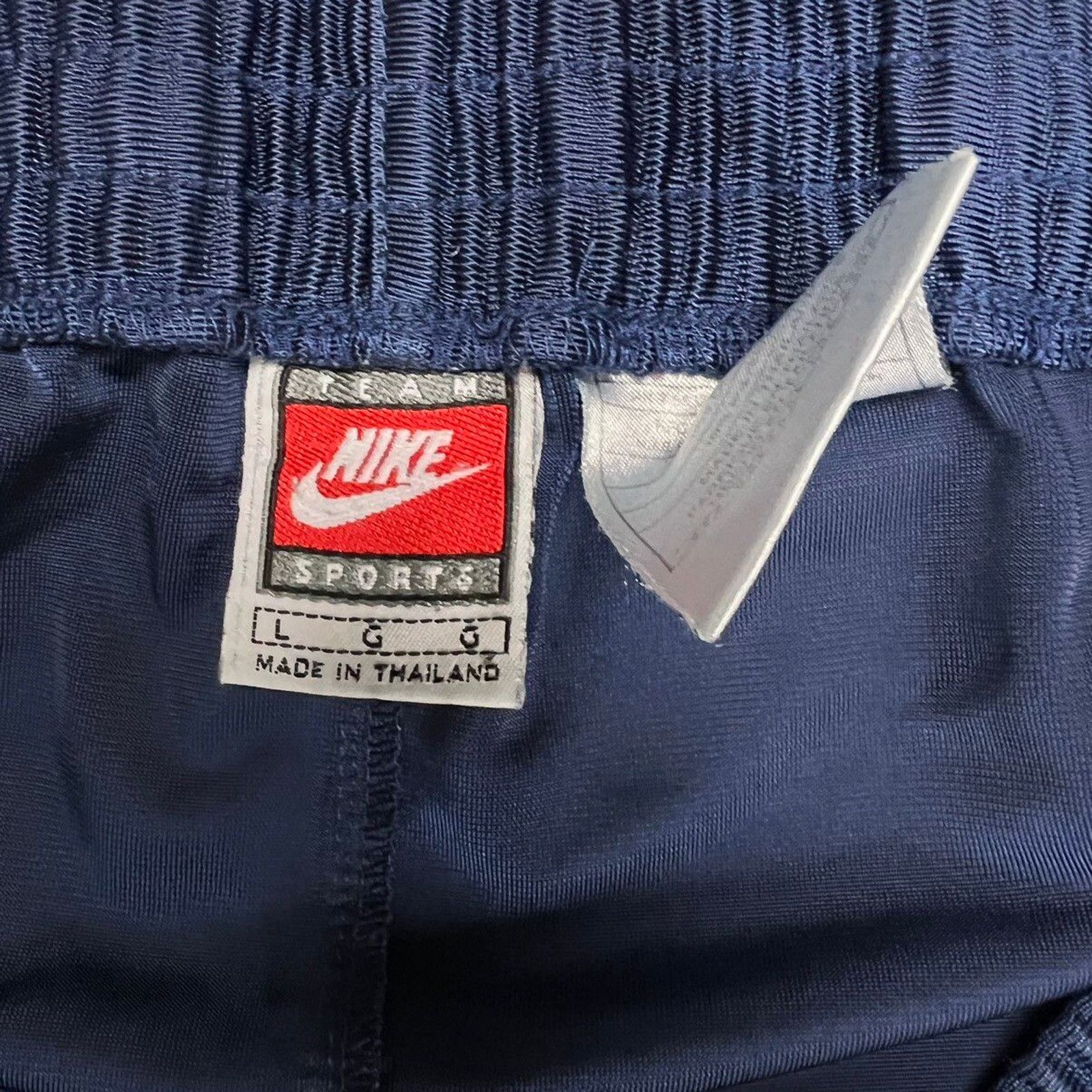 Nike × Vintage Vintage 90s Nike Track Pants Large Swoosh Tear Away Jogger Size US 36 / EU 52 - 5 Thumbnail