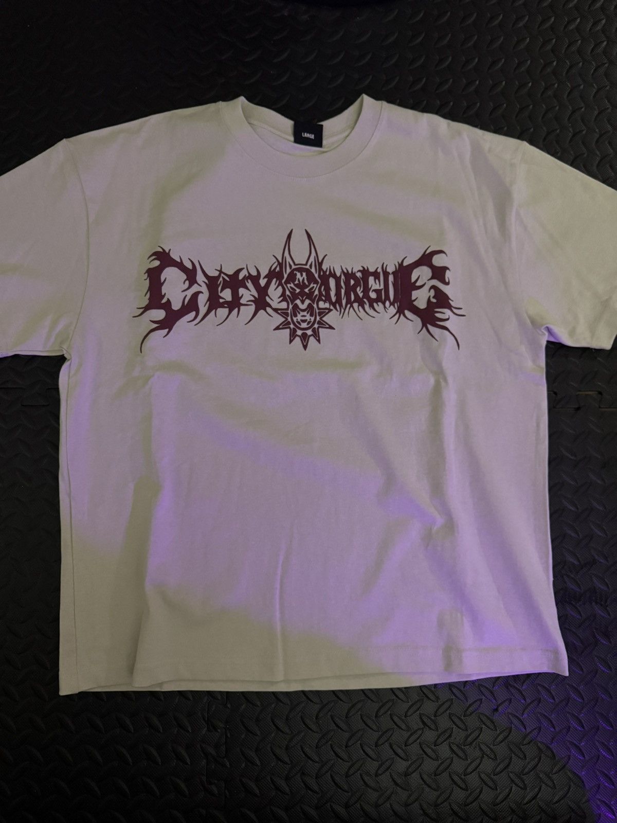 City Morgue × Revenge Revenge City Morgue Metal Tee Cream Size US L / EU 52-54 / 3 - 2 Thumbnail