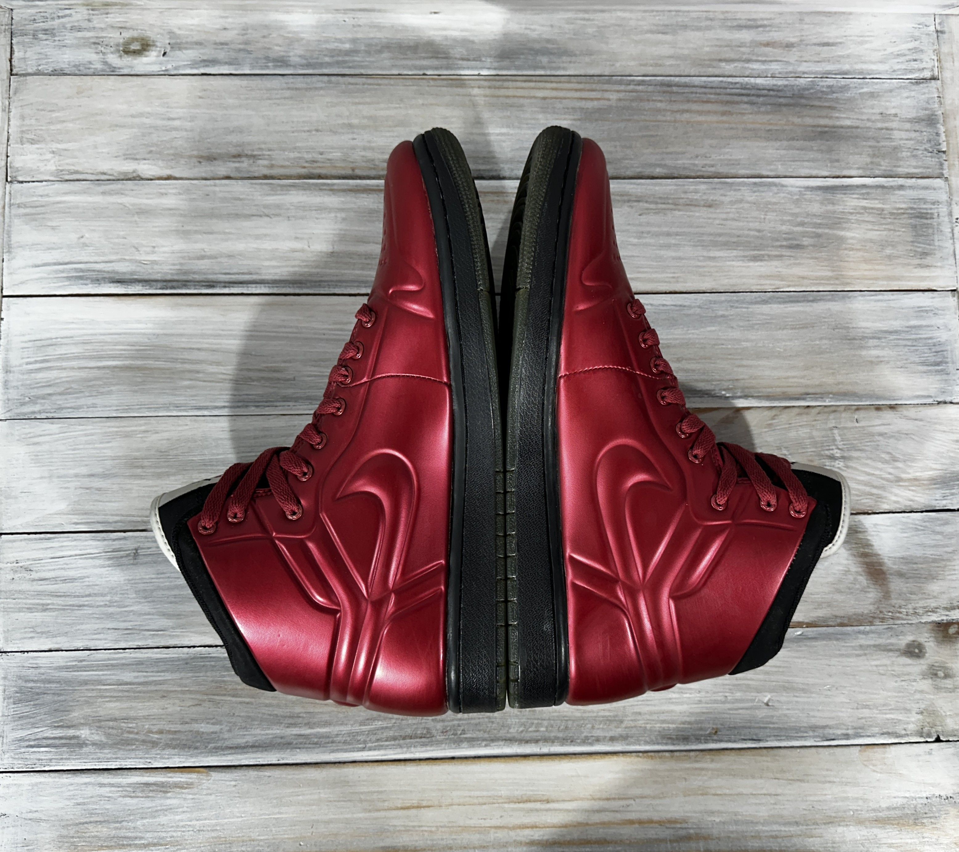 Nike NIKE Air Jordan 1 Anodized 'RED' High Top Sneakers Sport Size US 9 / EU 42 - 20 Thumbnail