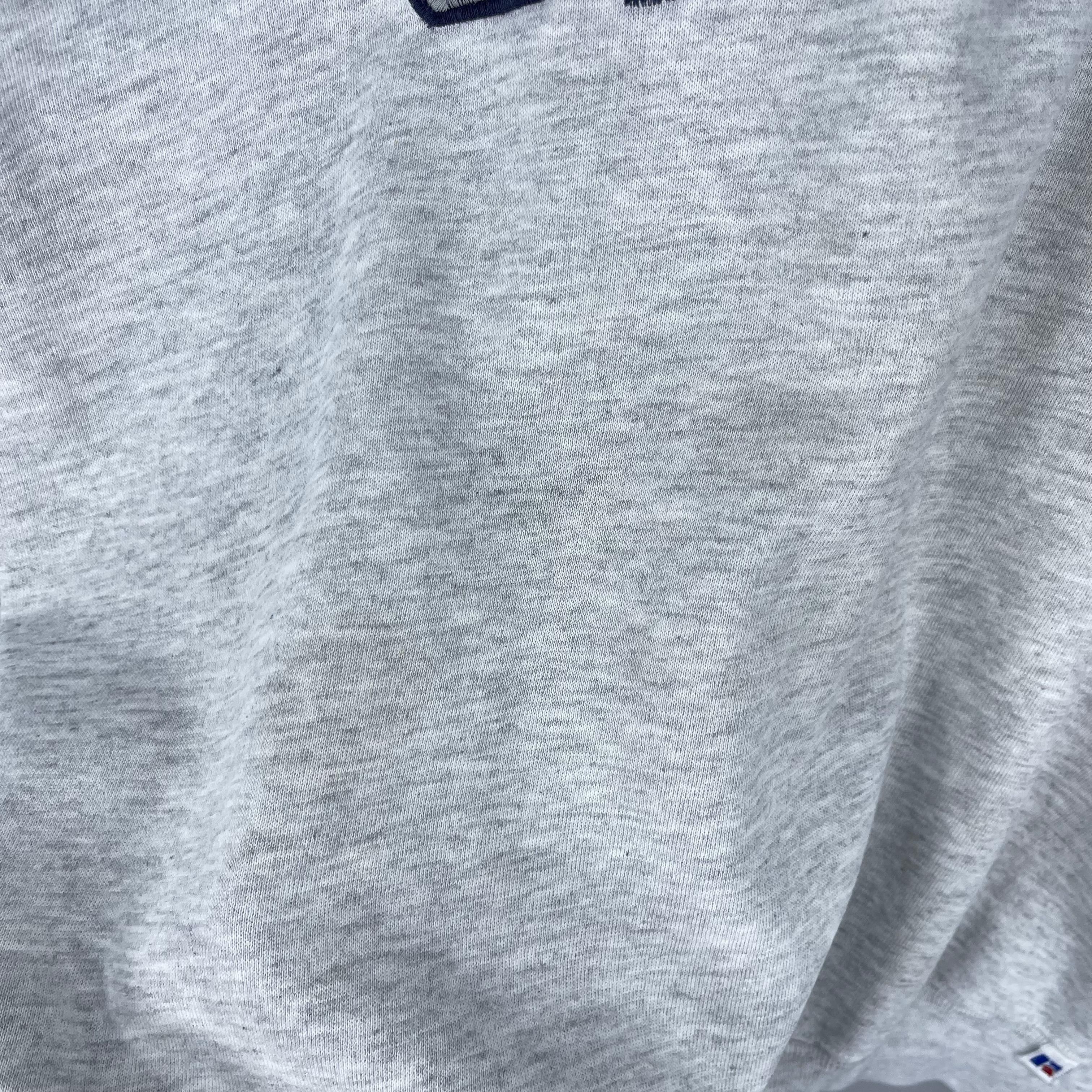 Vintage Vintage 90's AON University Spellout Embroidery Sweatshirt Size US XL / EU 56 / 4 - 7 Thumbnail