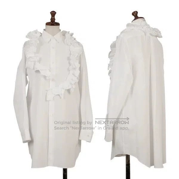 Comme des Garcons Comme Des Garcons White vintage lace design sense shirt to Size XS / US 0-2 / IT 36-38 - 1 Thumbnail