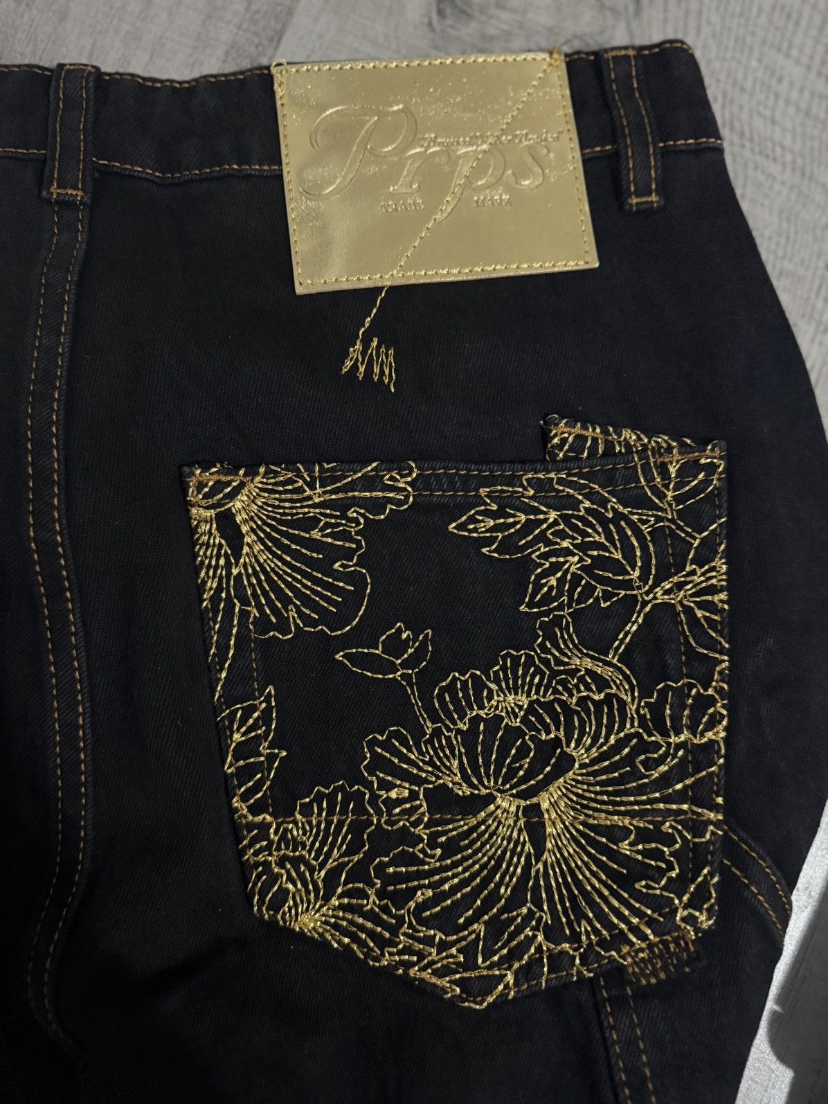 Prps PRPS Men's Okinawa Embroidered Carpenter Pants Size US 28 / EU 44 - 5 Thumbnail