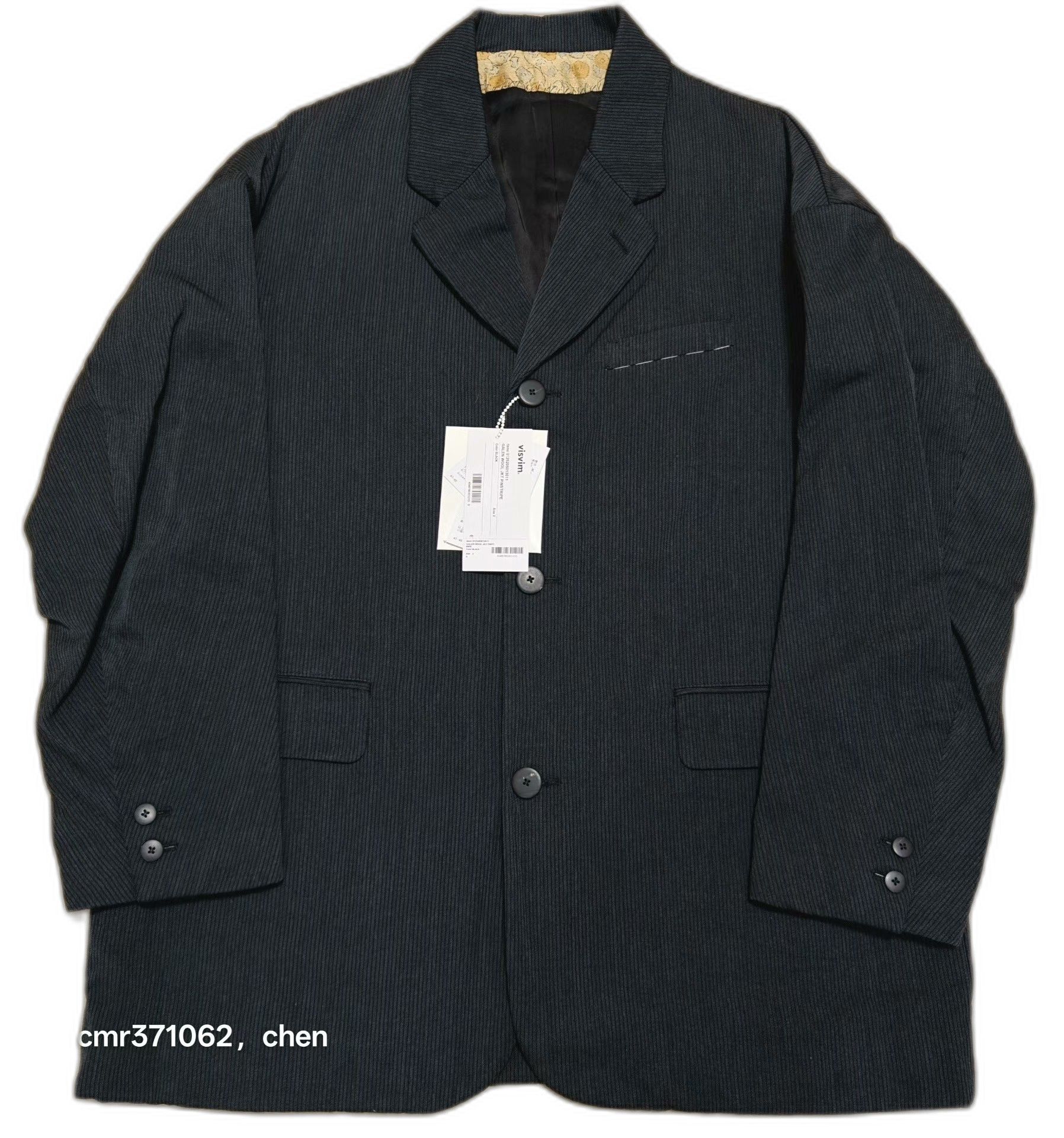Visvim VISVIM 25AW GALEN WOOL PINSTRIPE JKT Size US M / EU 48-50 / 2 - 1 Thumbnail