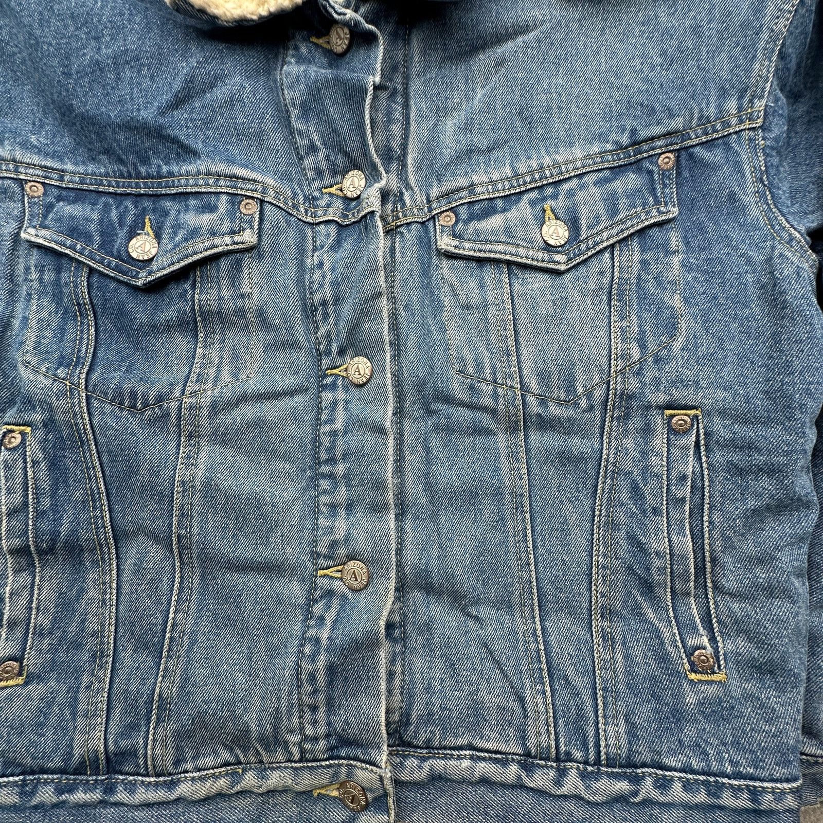 Other VTG Arizona Jean Company Sherpa Lined Denim Jean Jacket S Size US S / EU 44-46 / 1 - 6 Thumbnail
