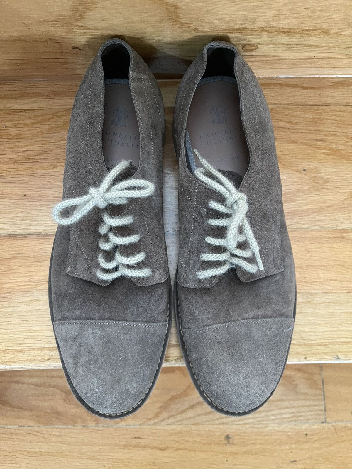 Brunello Cucinelli Brunello Cuccinelli Green Suede Shoes Size US 10 / EU 43 - 4 Thumbnail