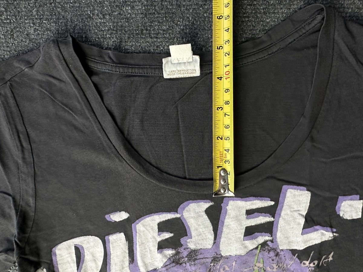 Diesel 🚨VINTAGE AVANT-GARDE DIESEL TEE LOGO Y2k OPIUM Size S / US 4 / IT 40 - 14 Thumbnail