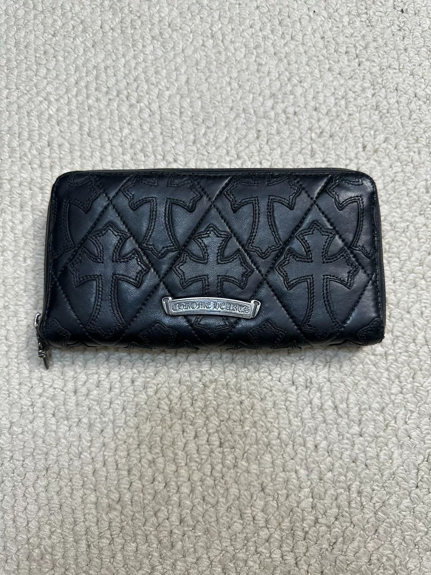 Chrome Hearts Chrome Hearts Full Cross Leather Wallet Size ONE SIZE - 1 Thumbnail