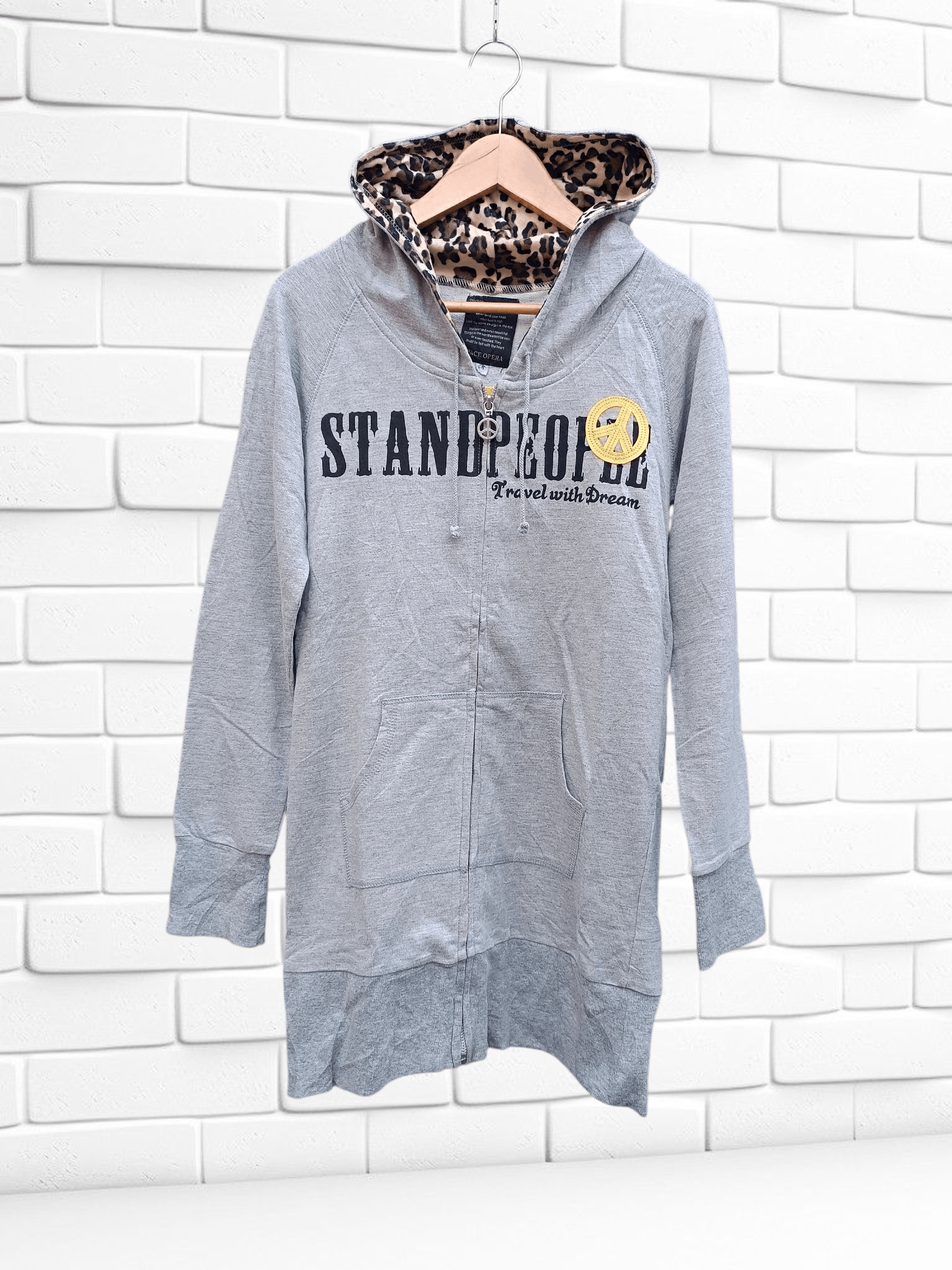 Japanese Brand Y2K Hoodie Sweater Zip Up Poem Subculture Punk Grunge Size M / US 6-8 / IT 42-44 - 1 Thumbnail
