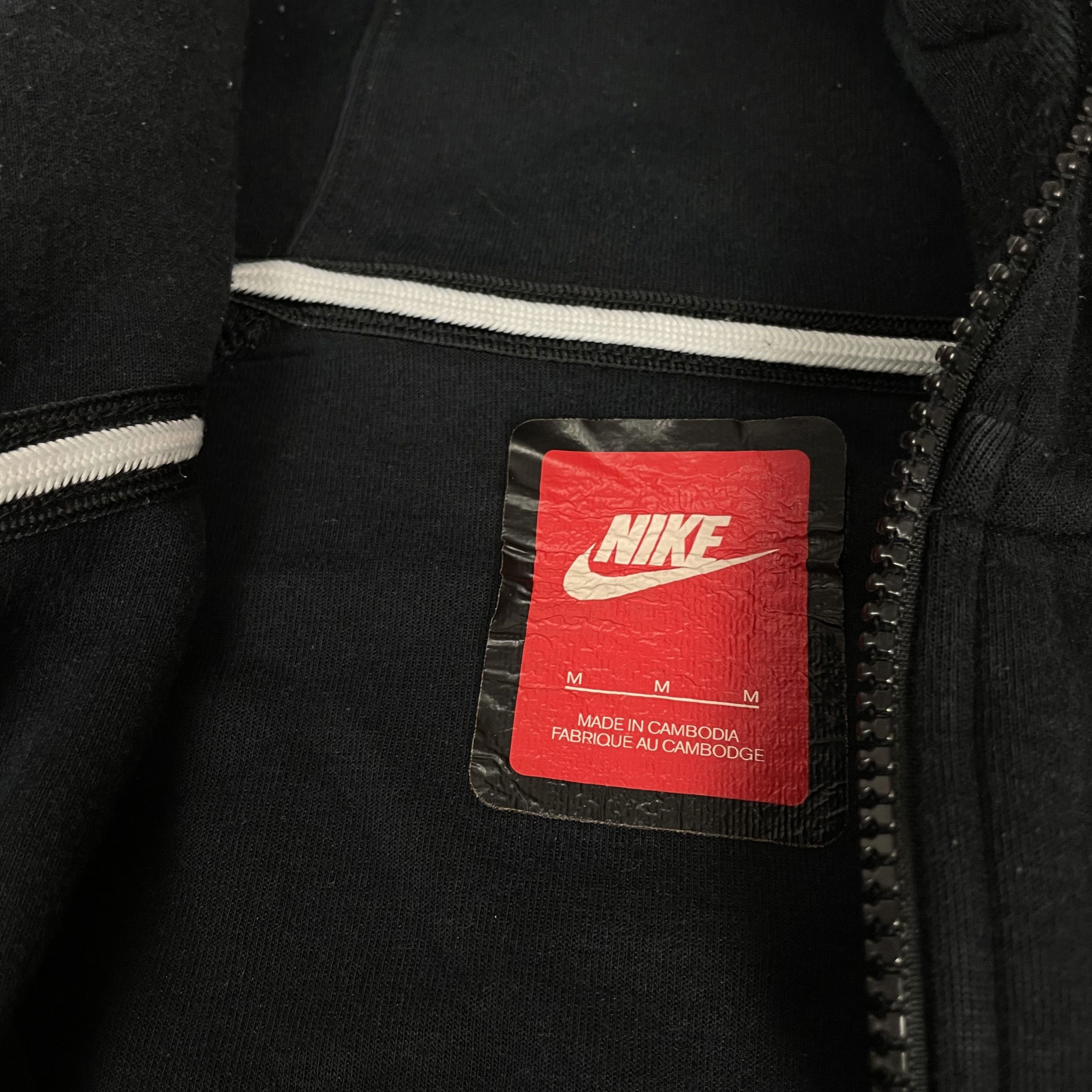 Nike Nike Tech Men's Black Cotton Long Sleeve Full Zip Hoodie M Size US M / EU 48-50 / 2 - 10 Thumbnail