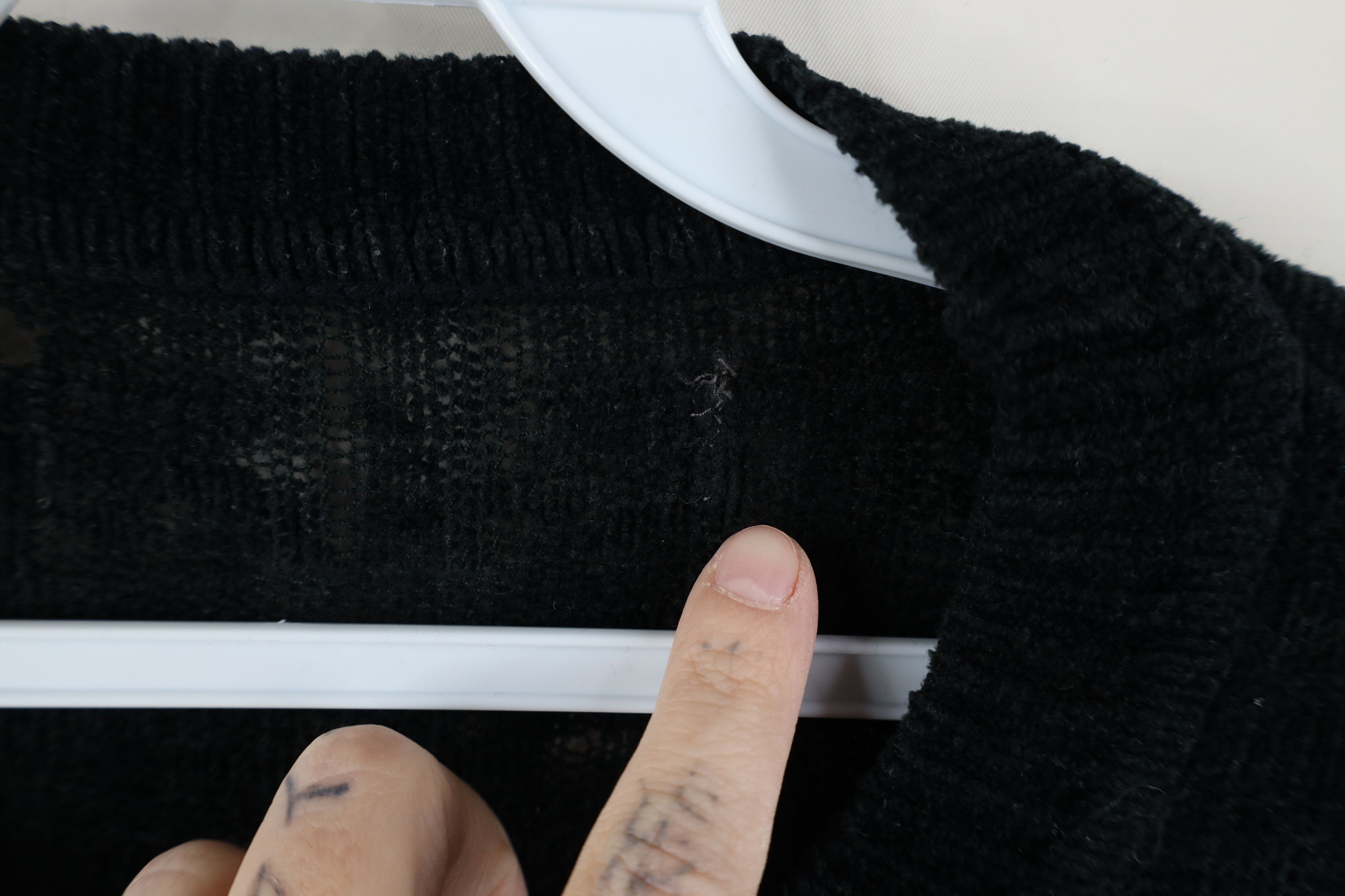 Vintage Vintage 90s Streetwear Thin Fleece Knit Crewneck Sweater Size US XL / EU 56 / 4 - 6 Thumbnail