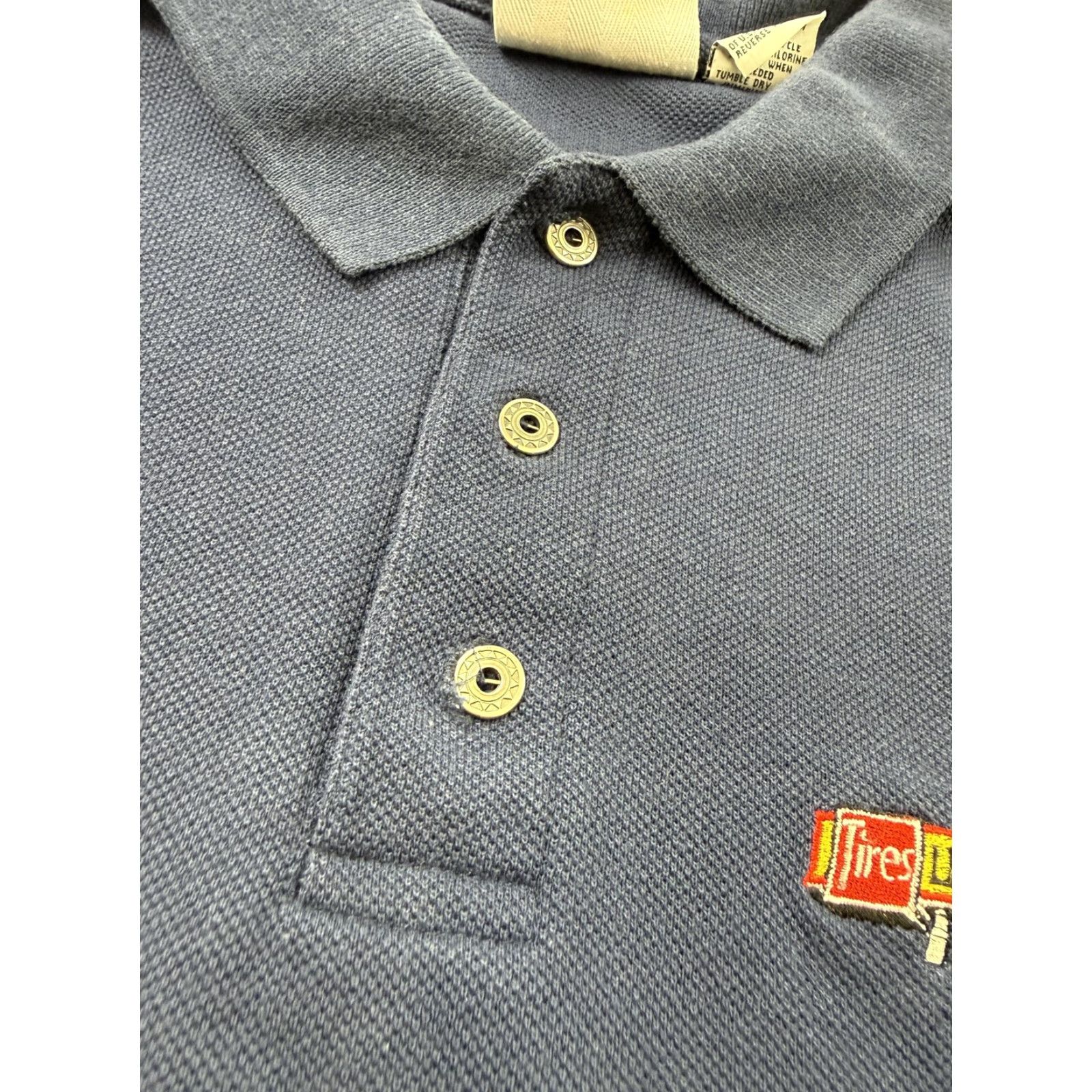 Vintage Les Schwab Tires Polo Shirt Mens XL Blue Long Sleeve Work Uniform Logo polo shirt Mens XL Blue Long Sleeve logo embroidery Size US XL / EU 56 / 4 - 3 Thumbnail