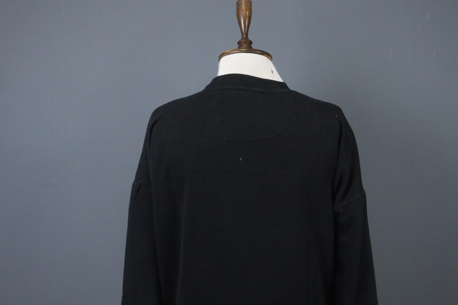 Karl Kani Karl Kani Black Cotton Crew Neck Pullover Sweatshirt Size S Size S / US 4 / IT 40 - 9 Thumbnail