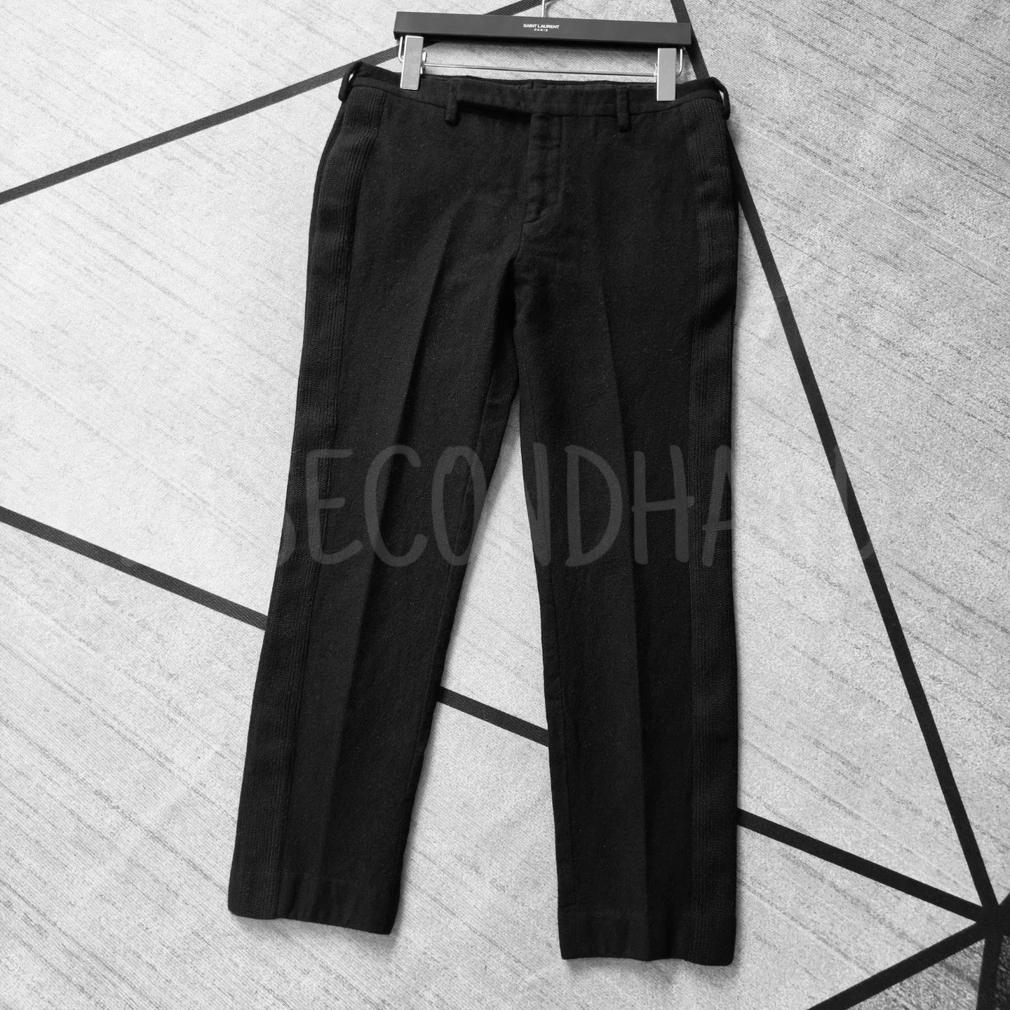 Saint Laurent Paris Saint Laurent Paris Wool Trousers Size US 30 / EU 46 - 1 Thumbnail