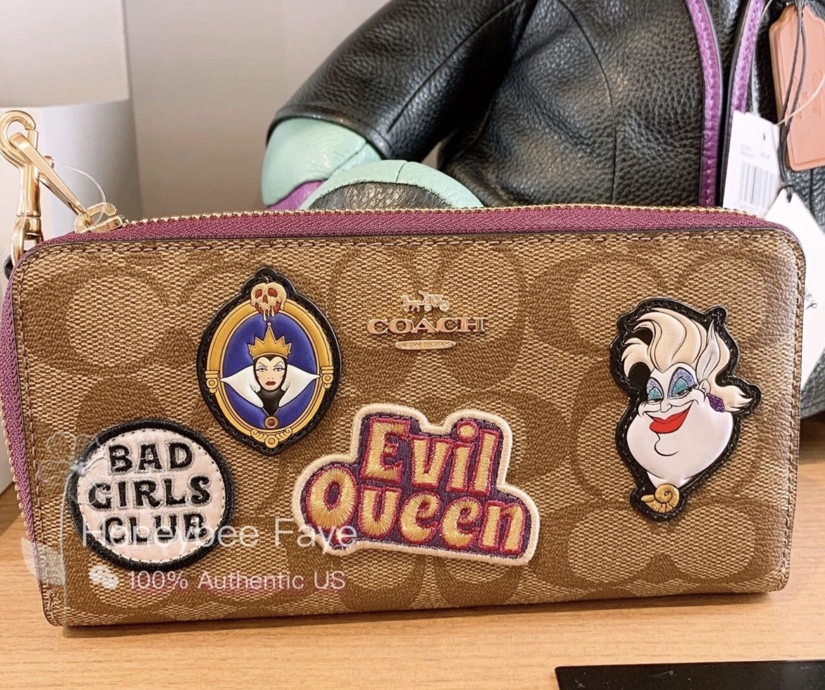 Coach Disney X Coach CC336 Long Zip Around Wallet Size ONE SIZE - 6 Thumbnail
