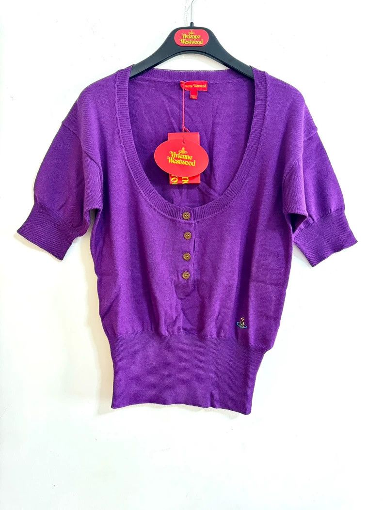 Vivienne Westwood Vivienne Westwood Lady's short-sleeved sweater Size S / US 4 / IT 40 - 1 Thumbnail