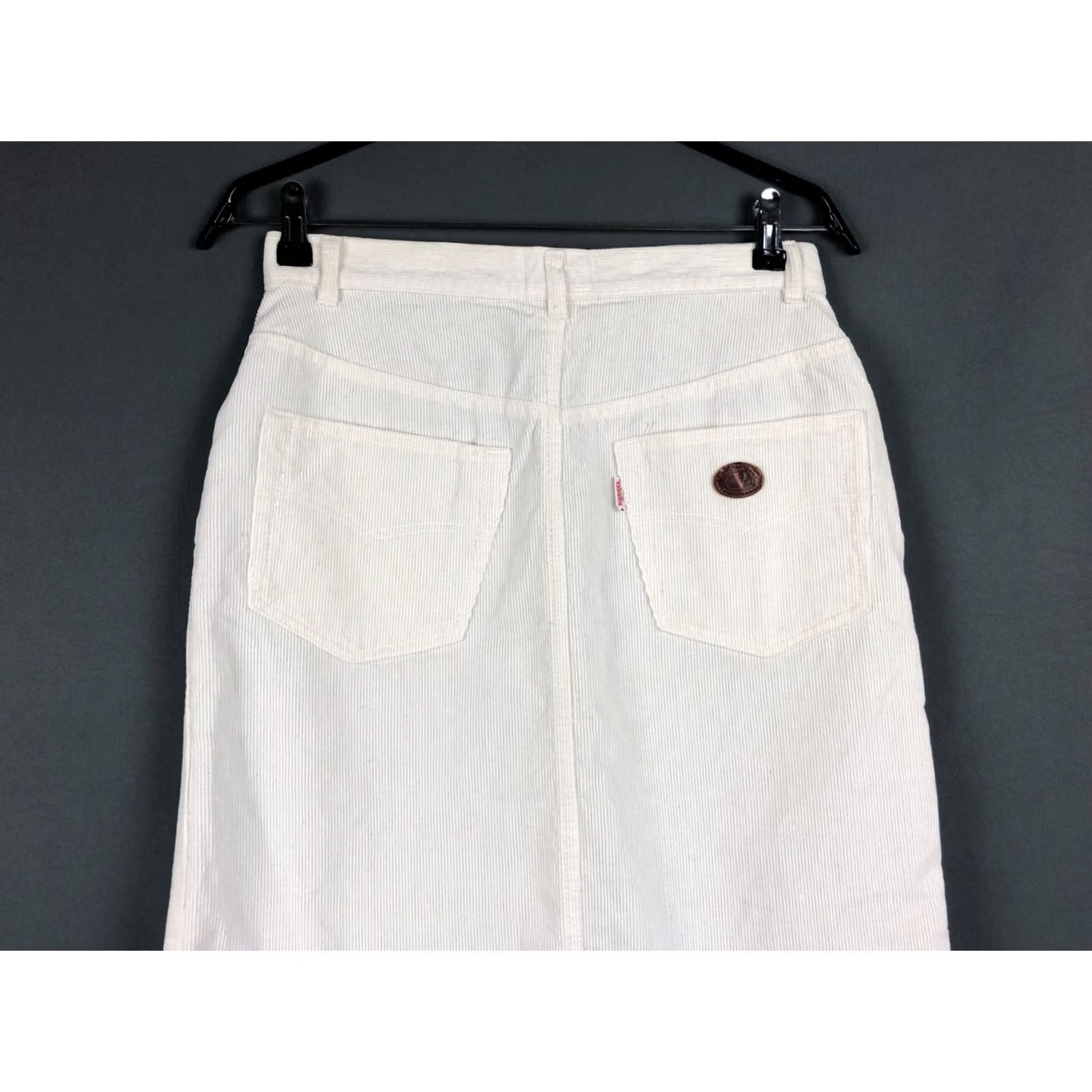 Valentino Valentino Skirt Womens 31 White Jeans Cotton Women Size Size 24" / US 00 / IT 34 - 4 Thumbnail