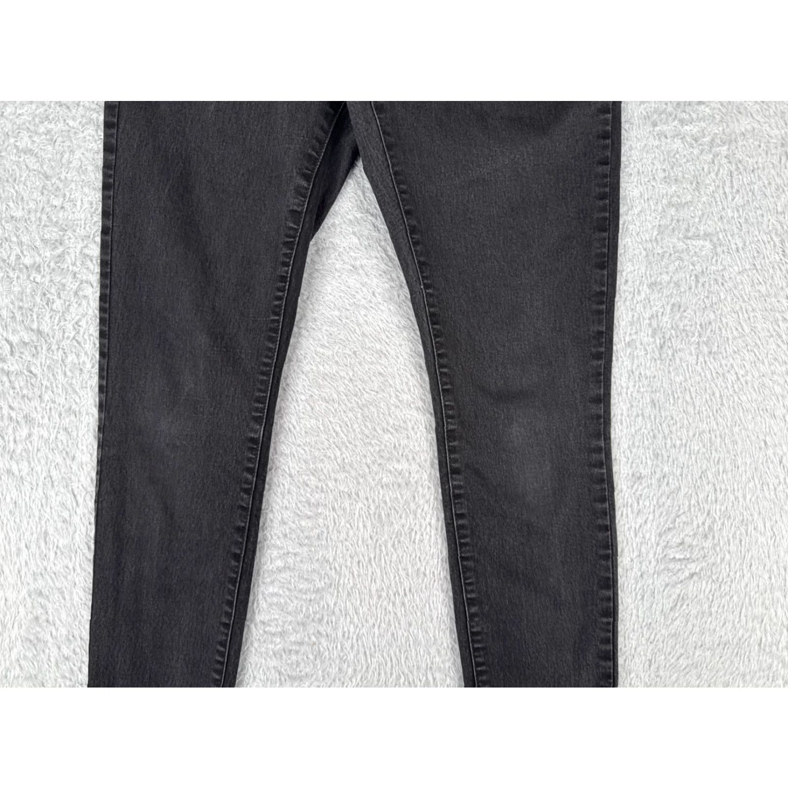 Banana Republic Banana Republic Women's Jeans Skinny Fit Mid Rise Black Denim 26x27 Cotton Stretch 2010s Fall Winter Girls Size 26" / US 2 / IT 38 - 3 Thumbnail