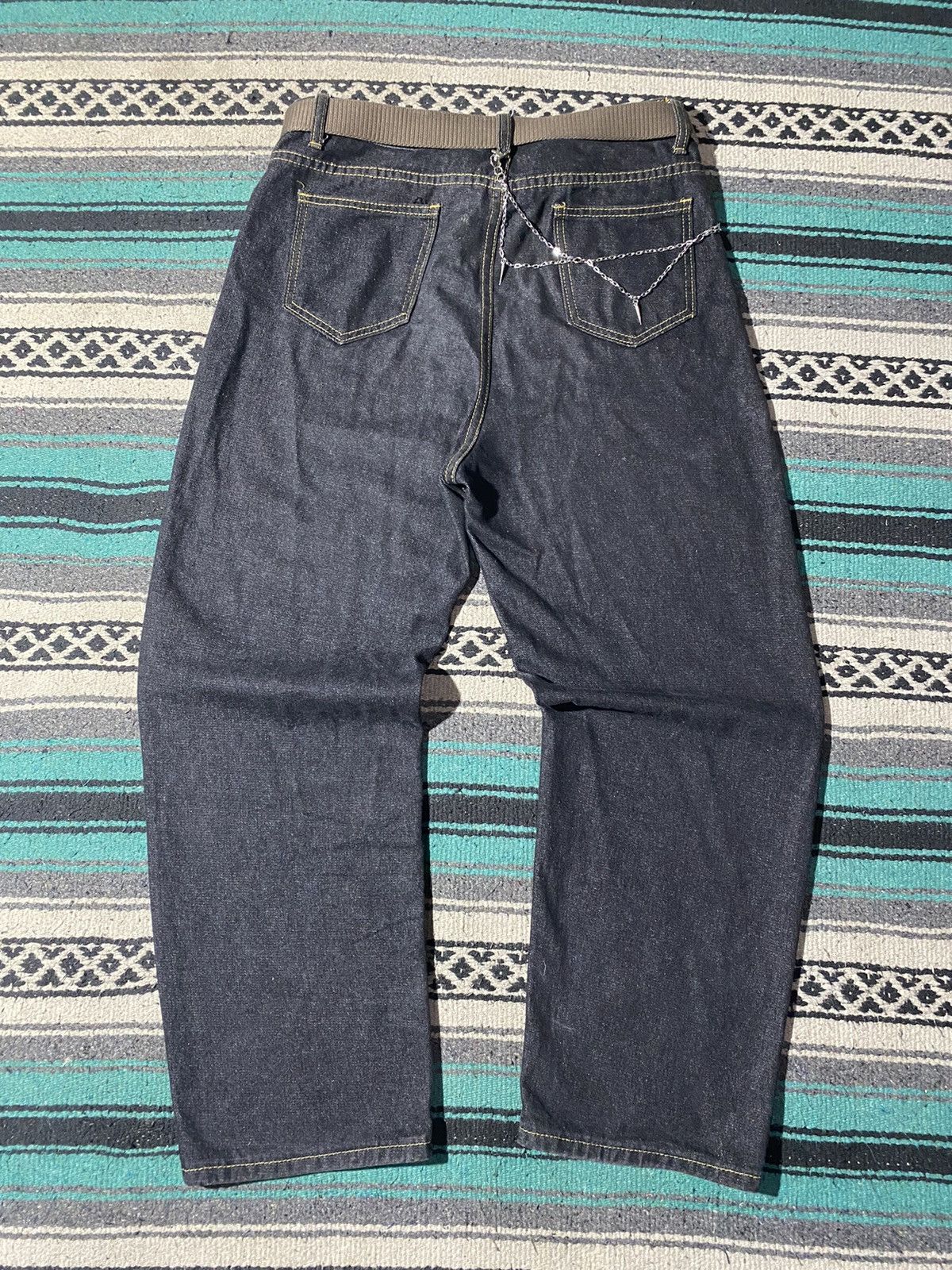 If Six Was Nine × Japanese Brand × Le Grande Bleu (L.G.B.) 2000s Unknown - Denim Baggy Jeans Size US 32 / EU 48 - 4 Thumbnail