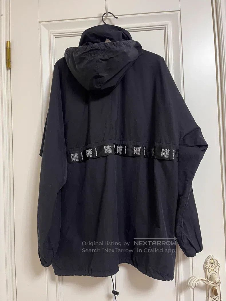 Vetements VETEMENTS Hooded Sleeve Reflective Drawcord Black Windbrea Size US XS / EU 42 / 0 - 3 Thumbnail