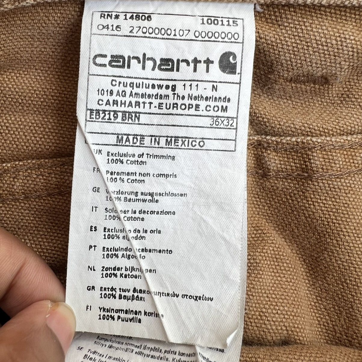 Carhartt × Vintage Vintage Carhartt Cargo Double Knee EB219 BRN Size US 36 / EU 52 - 3 Thumbnail