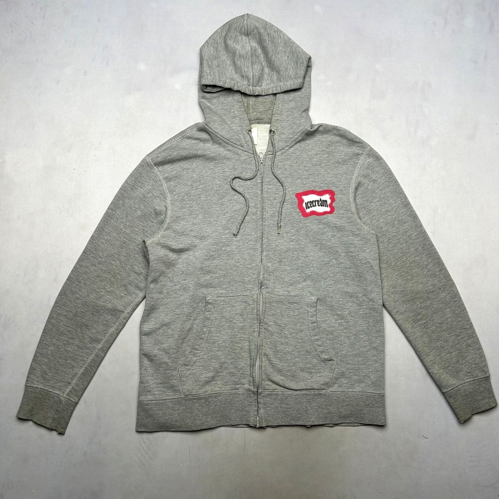 Vintage Billionaire Boys Club BBC Icecream Hoodie Full Zip Gray Men's Size US M / EU 48-50 / 2 - 2 Thumbnail