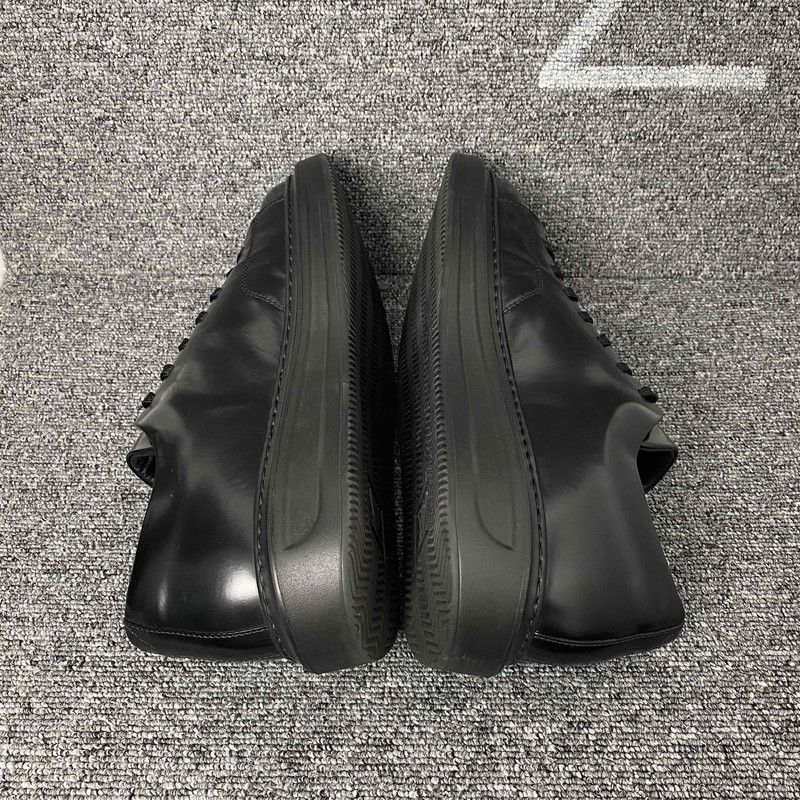 Louis Vuitton Louis Vuitton Beverly Hills Black Low Top Sneakers Size US 10.5 / EU 43-44 - 7 Thumbnail