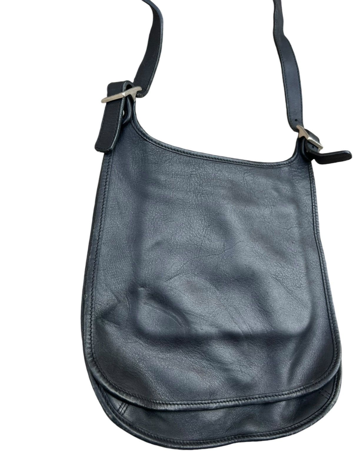 Coach × Leather Vintage Coach Patina Glove Tanned Leather Flap Bag Size ONE SIZE - 10 Thumbnail