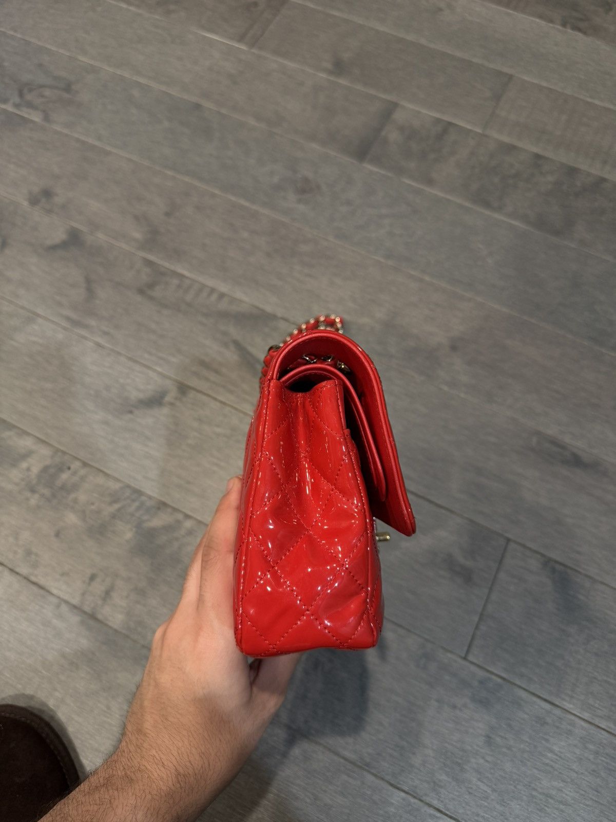 Chanel Chanel bag red patent leather Size ONE SIZE - 2 Thumbnail