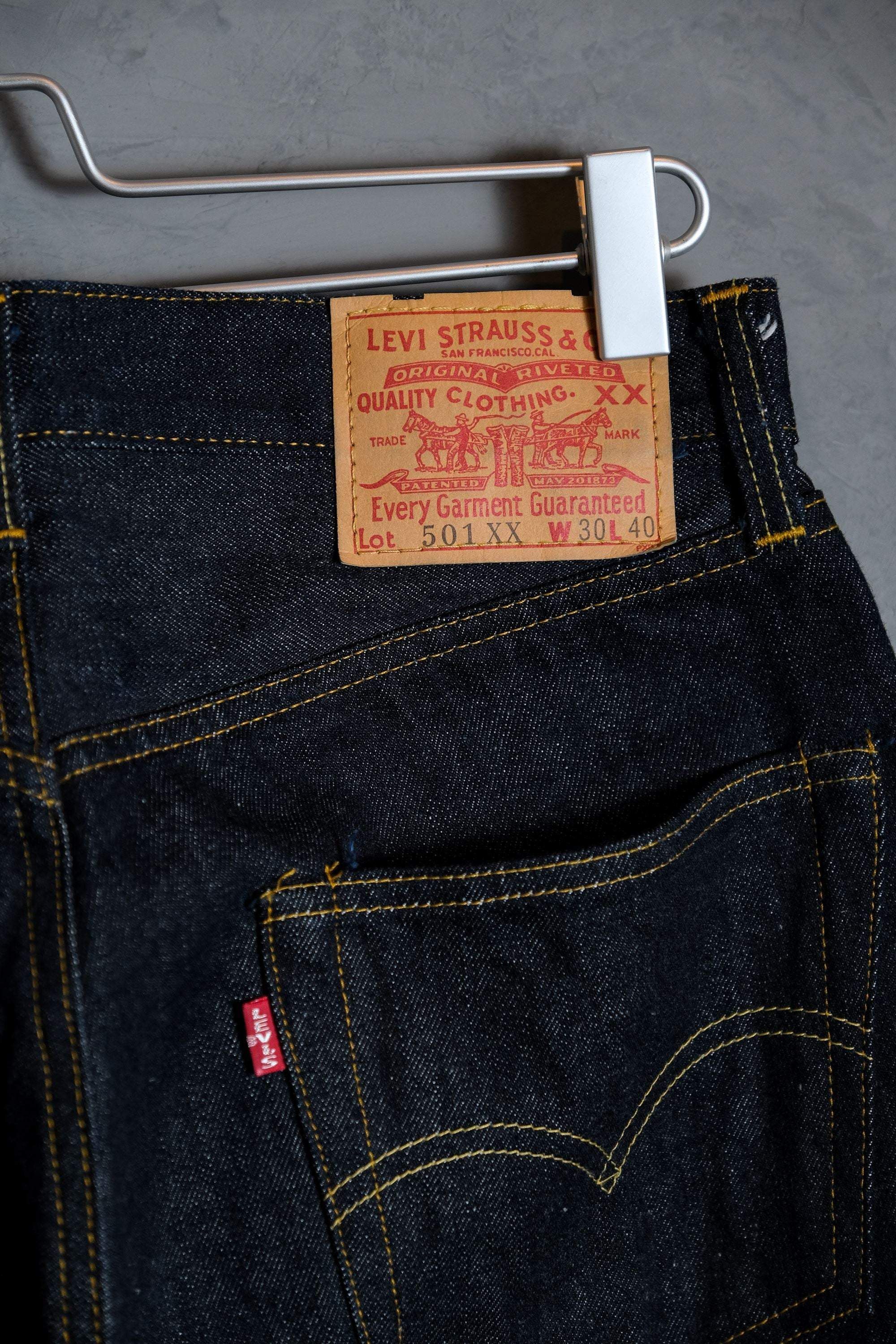 Levi's Vintage Clothing Levi’s LVC 90’s 47501 Selvedge Denim Jeans 555 Factory Size US 30 / EU 46 - 4 Thumbnail