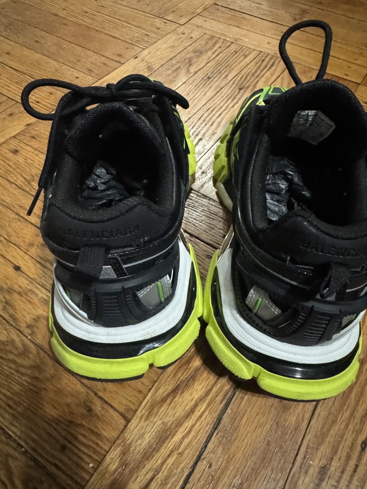 Balenciaga balenciaga track2 black and green Size US 9 / EU 42 - 4 Thumbnail