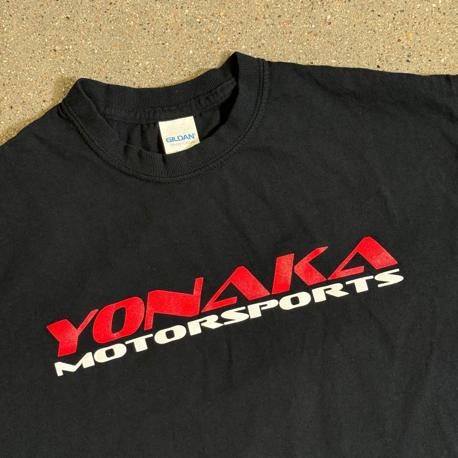 Gildan Yonaka Motorsports T-Shirt Black Logo Racing Tee Sz M Size US M / EU 48-50 / 2 - 4 Thumbnail