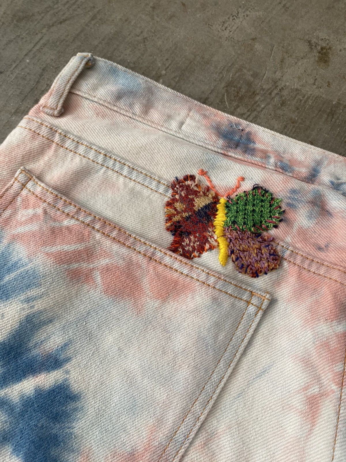 Kapital Kapital Kountry Crazy Papillon Flare Denim Chrome Hearts Size US 36 / EU 52 - 11 Thumbnail