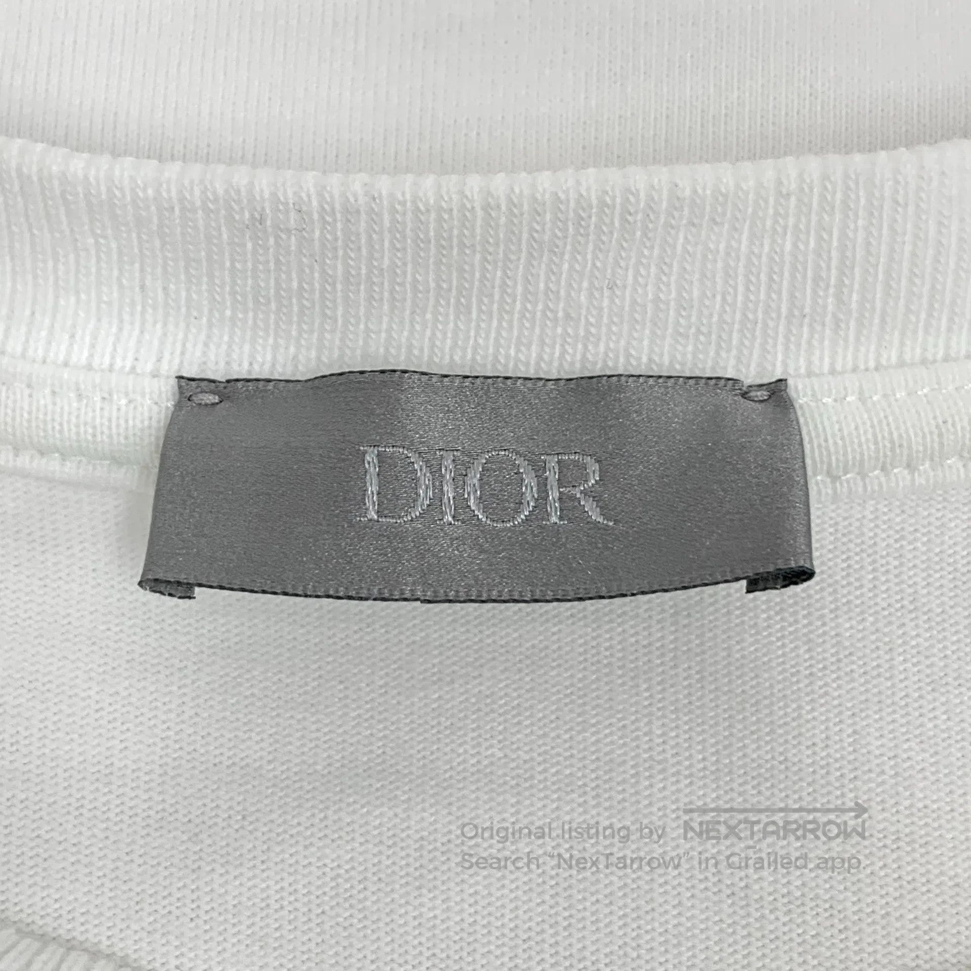 Dior Dior White crystal book print cotton round neck short slee Size US XS / EU 42 / 0 - 5 Thumbnail