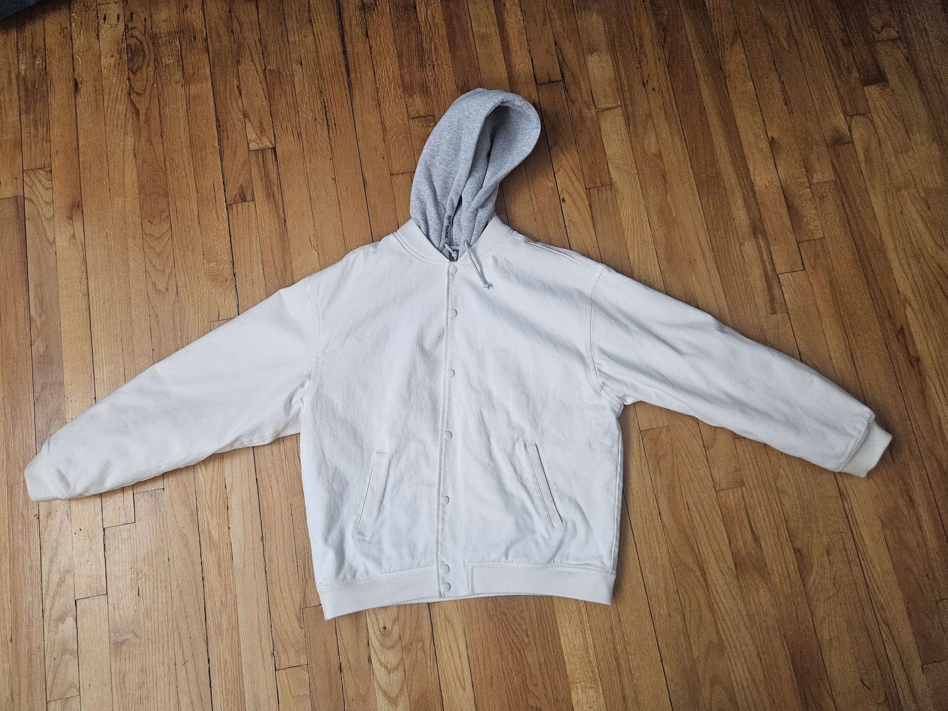 Supreme Supreme Hooded Twill Varsity Jacket | Grailed