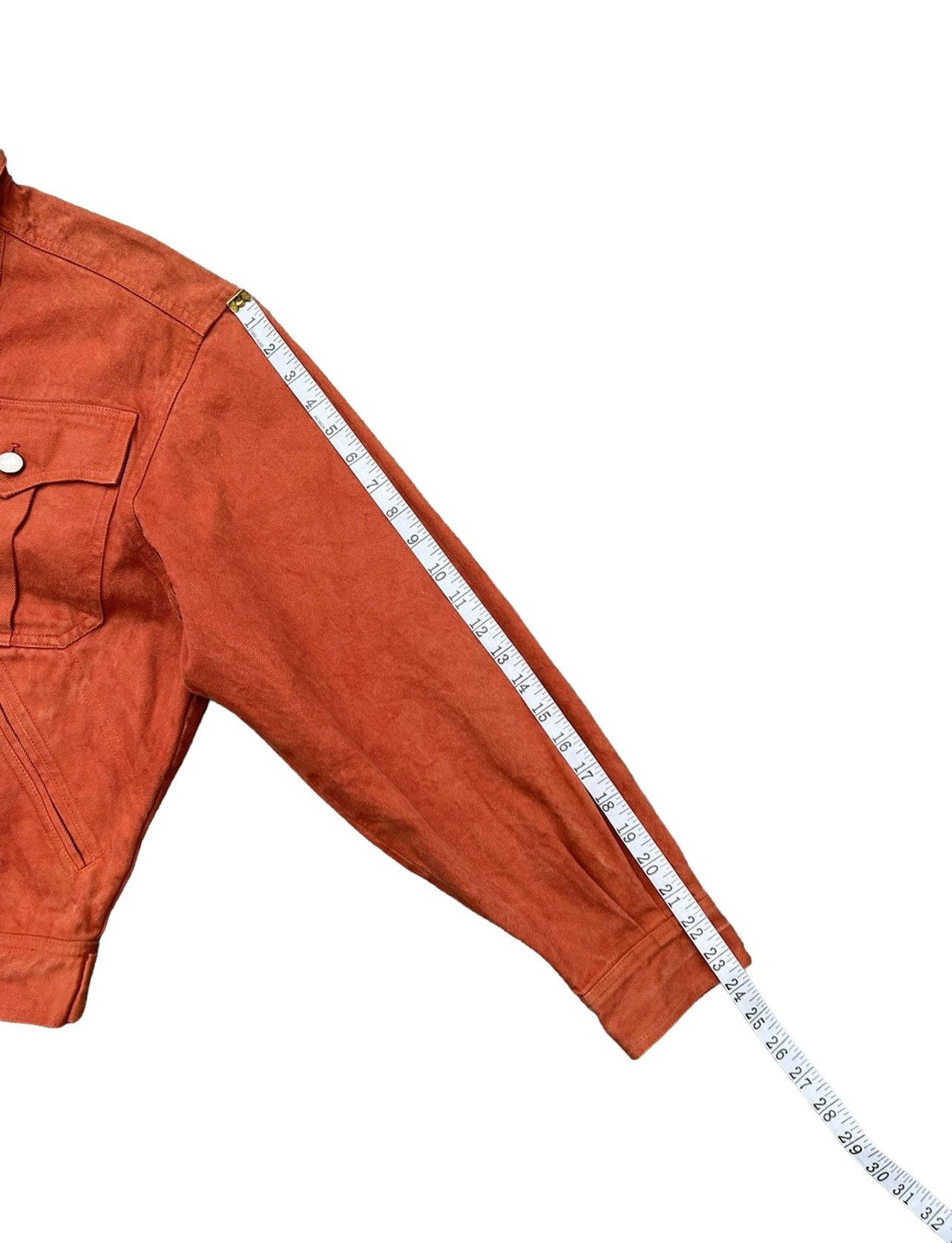 Paul Smith Vintage Paul Smith Orange Denim Oversized Jacket Size US M / EU 48-50 / 2 - 4 Thumbnail