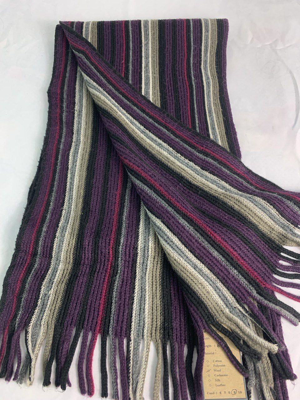 Vintage Kent Stripped Scarf / Muffler / Neckwear Size ONE SIZE - 4 Thumbnail