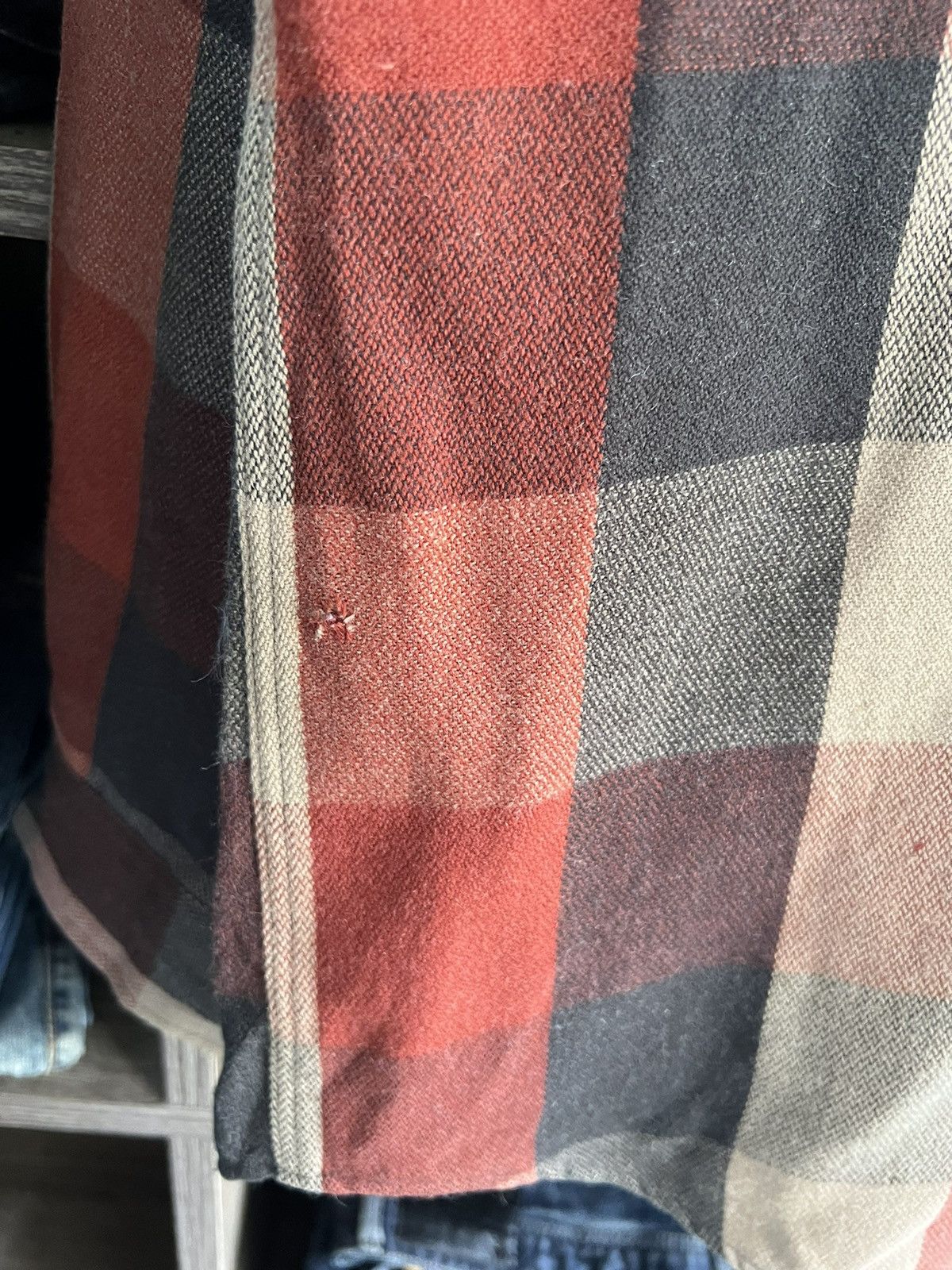 Chaps Ralph Lauren 🔥Vintage Distressed Chaps Ralph Lauren Flannel Size US M / EU 48-50 / 2 - 8 Thumbnail