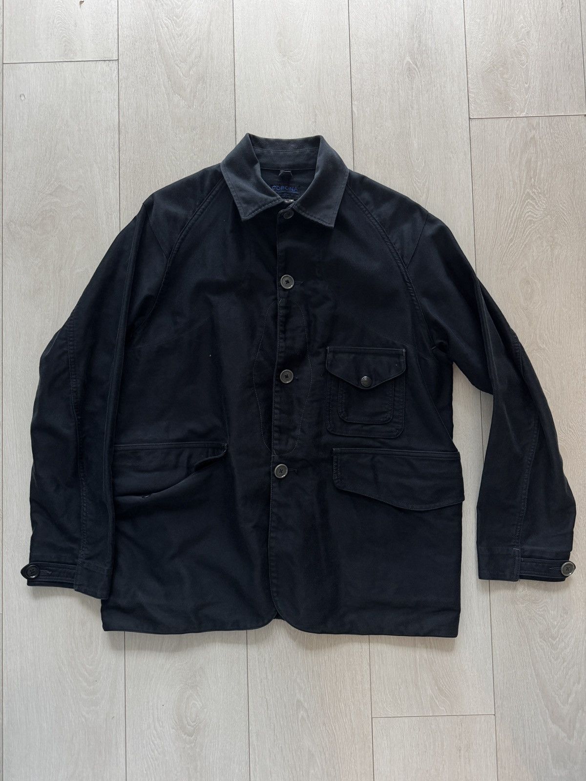 Japanese Brand Corona Utility Moleskin Game Jacket Size US L / EU 52-54 / 3 - 1 Thumbnail