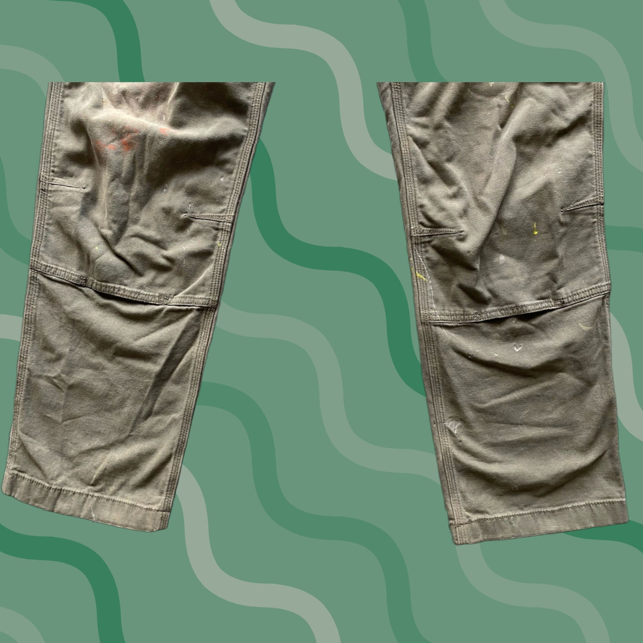 Carhartt Carhartt Pants Men 36x34 Double Knee 102802 217 Flaws Wear Size US 36 / EU 52 - 1 Thumbnail