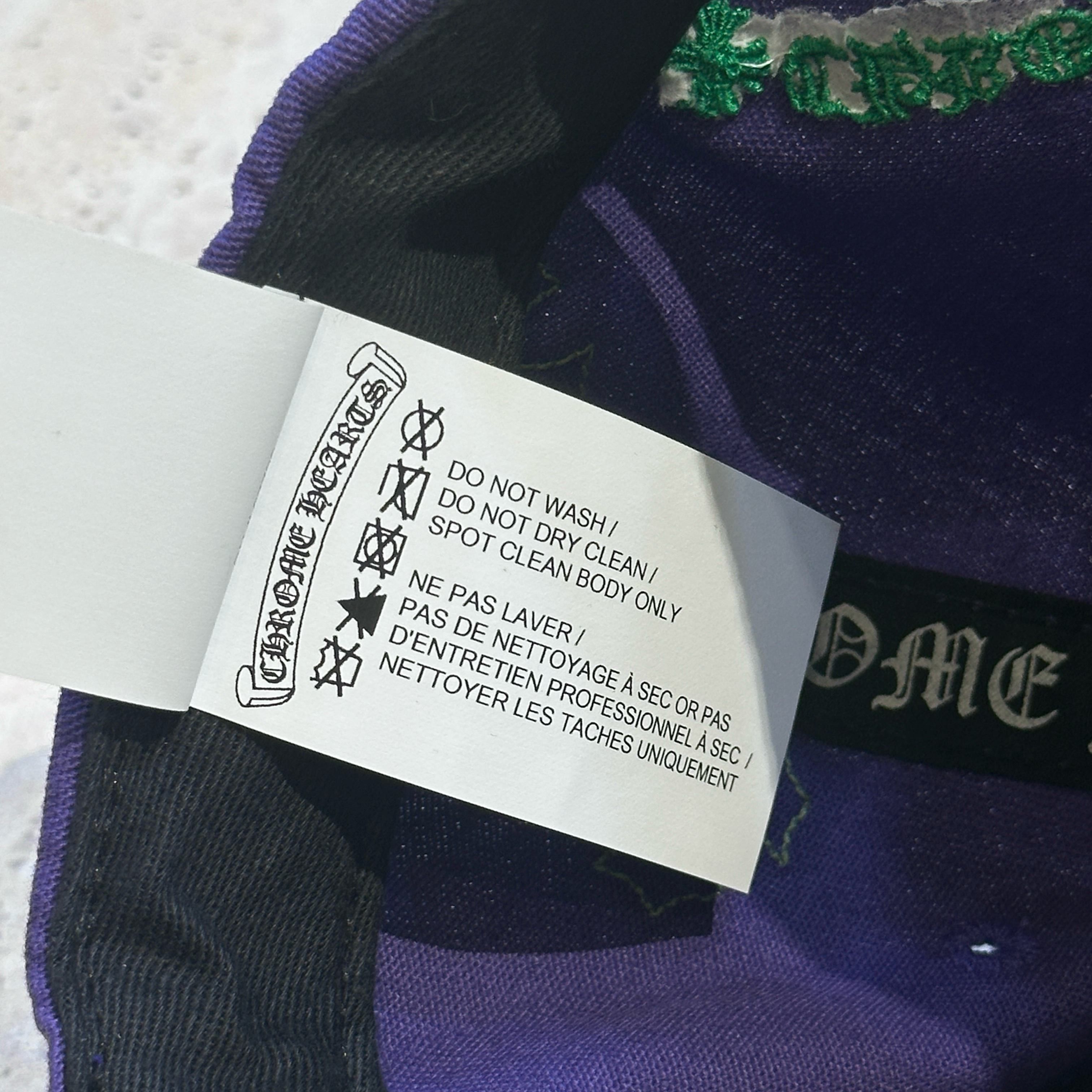 Chrome Hearts Chrome Hearts Baseball Cap Cotton x Polyester purple Size ONE SIZE - 11 Thumbnail
