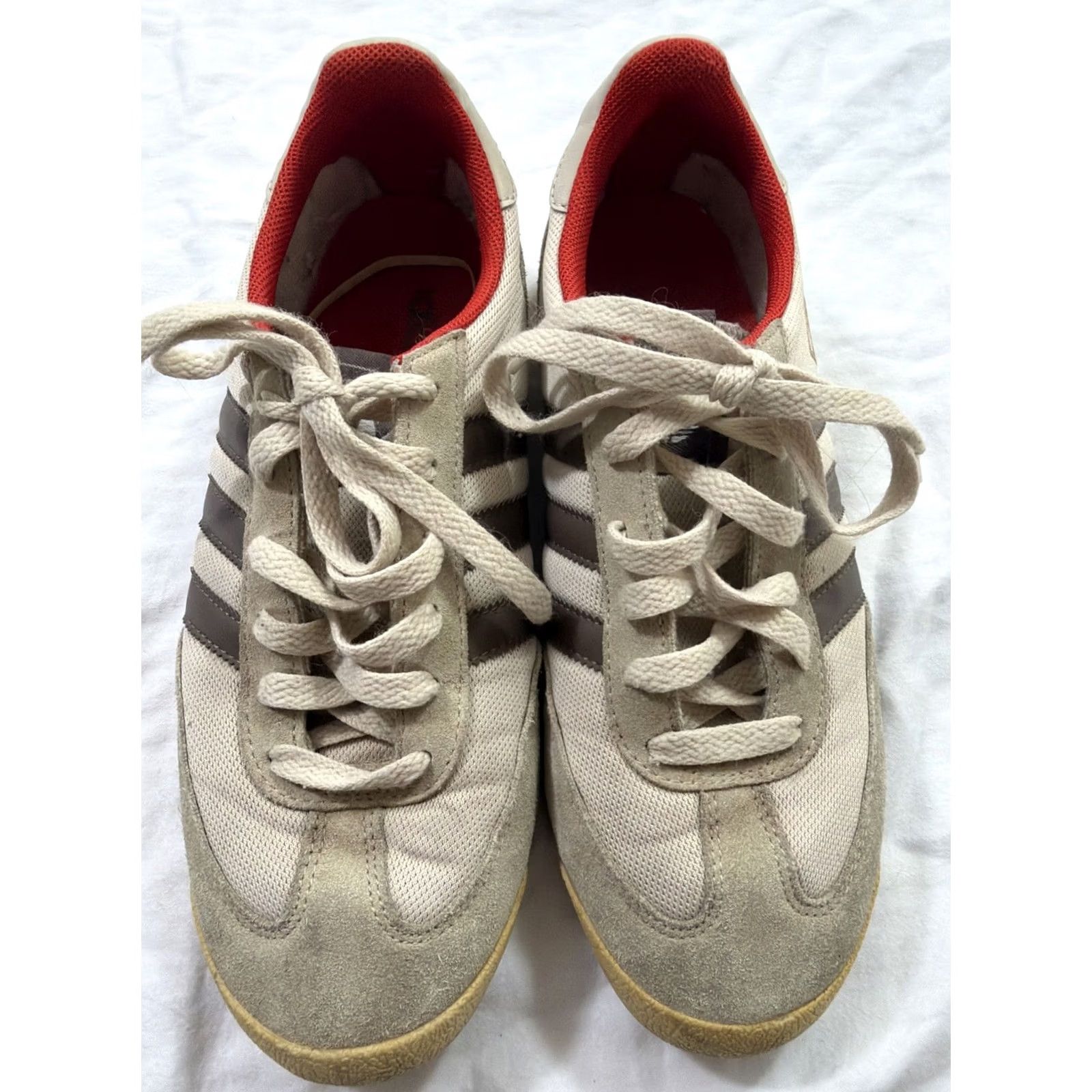 Adidas Adidas Dragon Sneaker Men’s Size 6.5 Low Top Beige Brown Red 2011 Swoosh Shoe Nike-style? Size US M / EU 48-50 / 2 - 6 Thumbnail