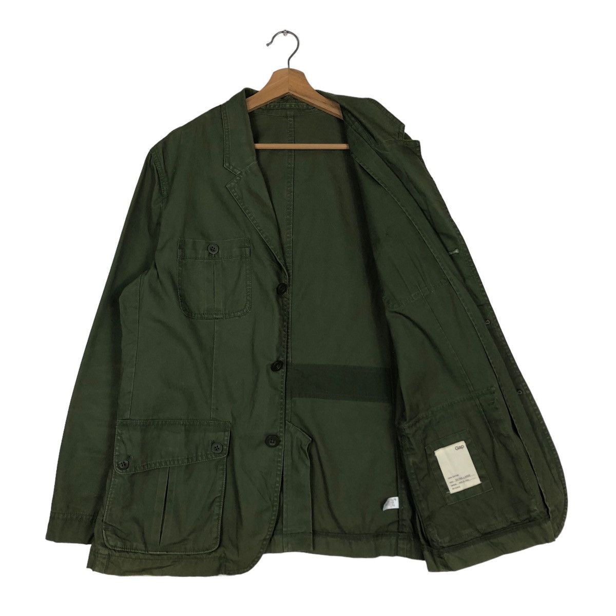 Gap 🔥Vintage Military Chore Jacket Button Gap Issey Miyake Size US XL / EU 56 / 4 - 11 Thumbnail
